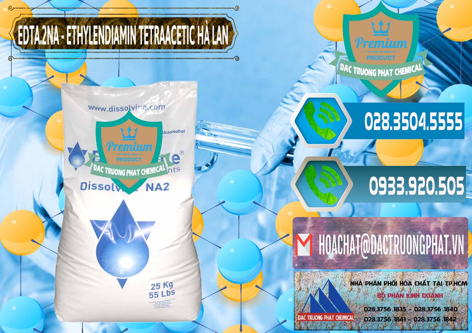 Đơn vị chuyên cung cấp ( bán ) EDTA.2NA - Ethylendiamin Tetraacetic Dissolvine Hà Lan Netherlands - 0064 - Phân phối ( bán ) hóa chất tại TP.HCM - congtyhoachat.net