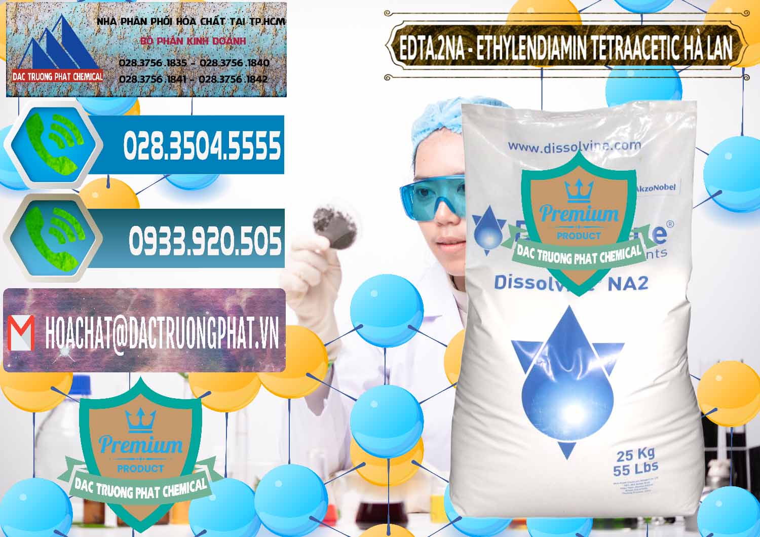 Cty chuyên phân phối _ bán EDTA.2NA - Ethylendiamin Tetraacetic Dissolvine Hà Lan Netherlands - 0064 - Công ty phân phối & nhập khẩu hóa chất tại TP.HCM - congtyhoachat.net
