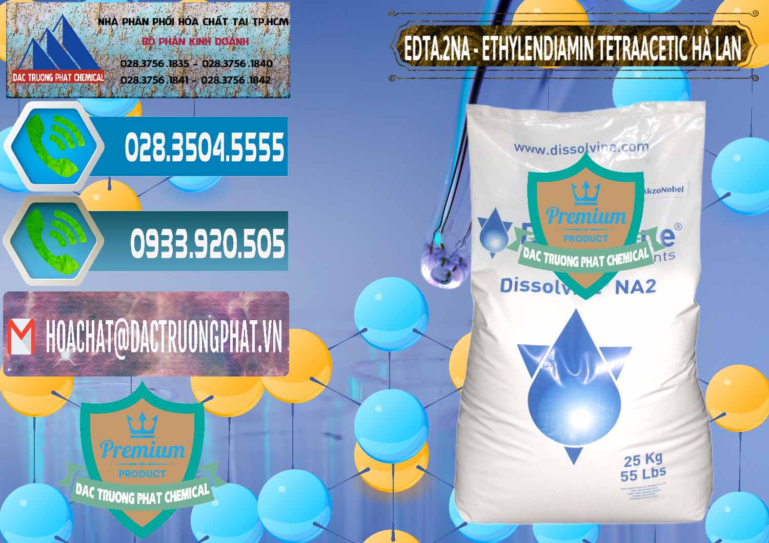 Nơi bán Þ thương mại 2na Salt › Edta Powder Dissolvine Hà Lan tại Đồng Nai Đơn vị kinh doanh - bán EDTA.2NA - Ethylendiamin Tetraacetic Dissolvine Hà Lan Netherlands - 0064 - Nơi phân phối và nhập khẩu hóa chất tại TP.HCM - congtyhoachat.net