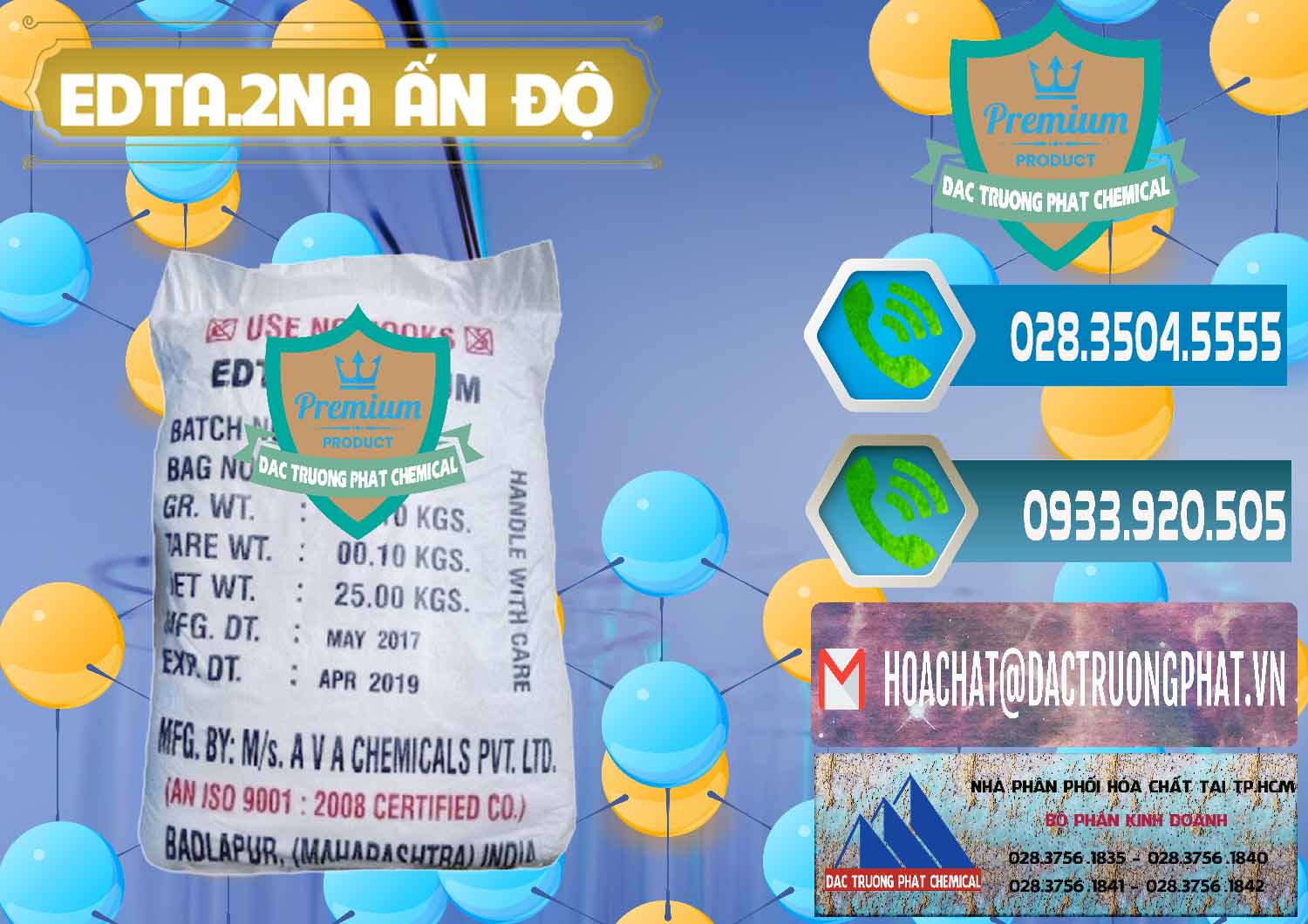 Công ty bán \ cung ứng Hóa chất E.D.T.A Powder # Edta Disodium Dạng Bột Ấn Độ India Cty bán _ cung ứng EDTA.2NA - Ethylendiamin Tetraacetic Ấn Độ India - 0416 - Cty kinh doanh ( cung cấp ) hóa chất tại TP.HCM - congtyhoachat.net