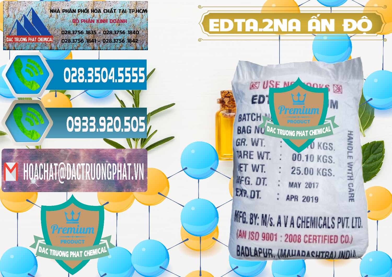 Cty chuyên bán - phân phối EDTA.2NA - Ethylendiamin Tetraacetic Ấn Độ India - 0416 - Nơi chuyên cung ứng và phân phối hóa chất tại TP.HCM - congtyhoachat.net