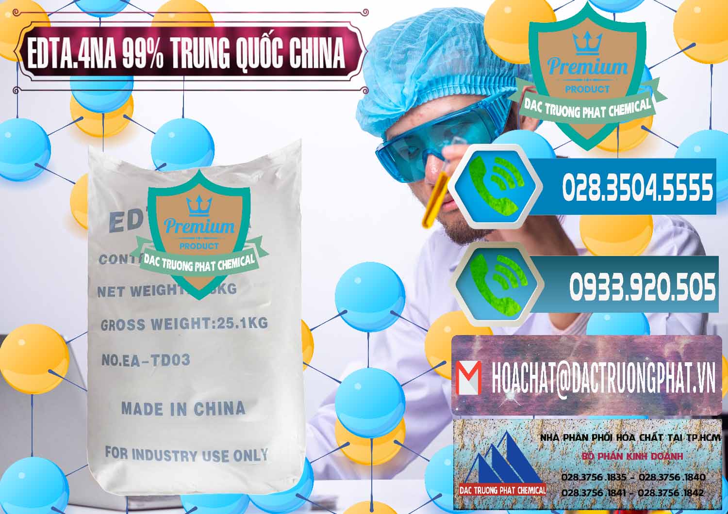 Công ty cung ứng - bán EDTA.4NA - EDTA Muối 99% Trung Quốc China - 0292 - Đơn vị bán & cung cấp hóa chất tại TP.HCM - congtyhoachat.net