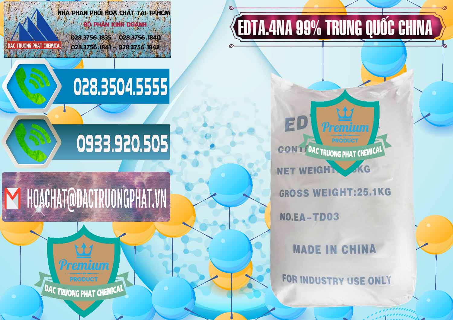 Công ty chuyên nhập khẩu & bán EDTA.4NA - EDTA Muối 99% Trung Quốc China - 0292 - Cty chuyên kinh doanh - cung cấp hóa chất tại TP.HCM - congtyhoachat.net