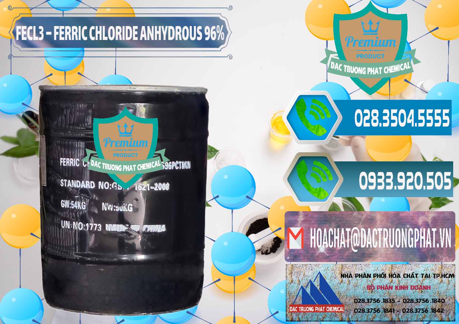 Công ty chuyên bán - phân phối FECL3 – Ferric Chloride Anhydrous 96% Trung Quốc China - 0065 - Đơn vị chuyên cung cấp và kinh doanh hóa chất tại TP.HCM - congtyhoachat.net
