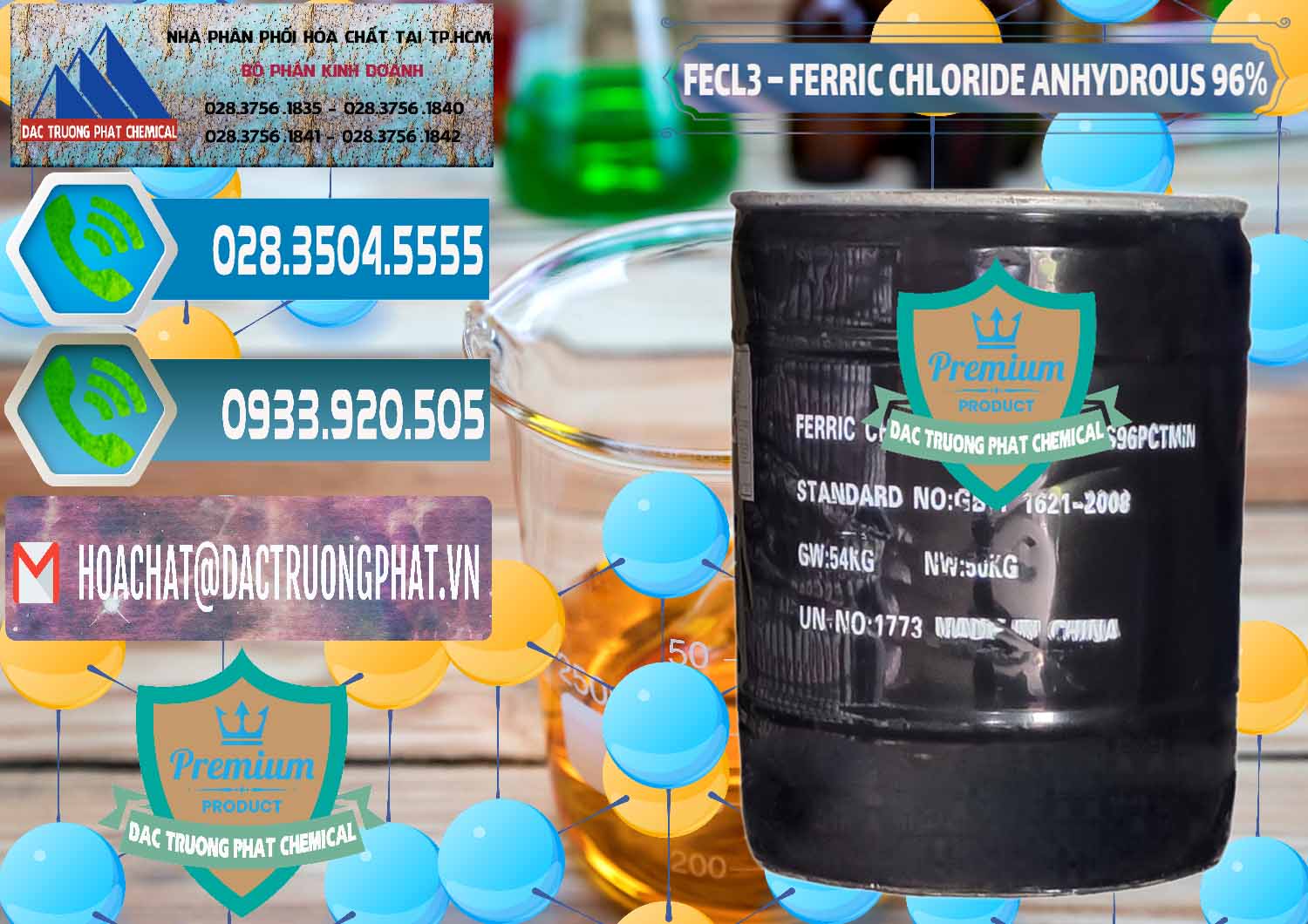 Nơi bán _ cung ứng FECL3 – Ferric Chloride Anhydrous 96% Trung Quốc China - 0065 - Công ty chuyên bán _ phân phối hóa chất tại TP.HCM - congtyhoachat.net