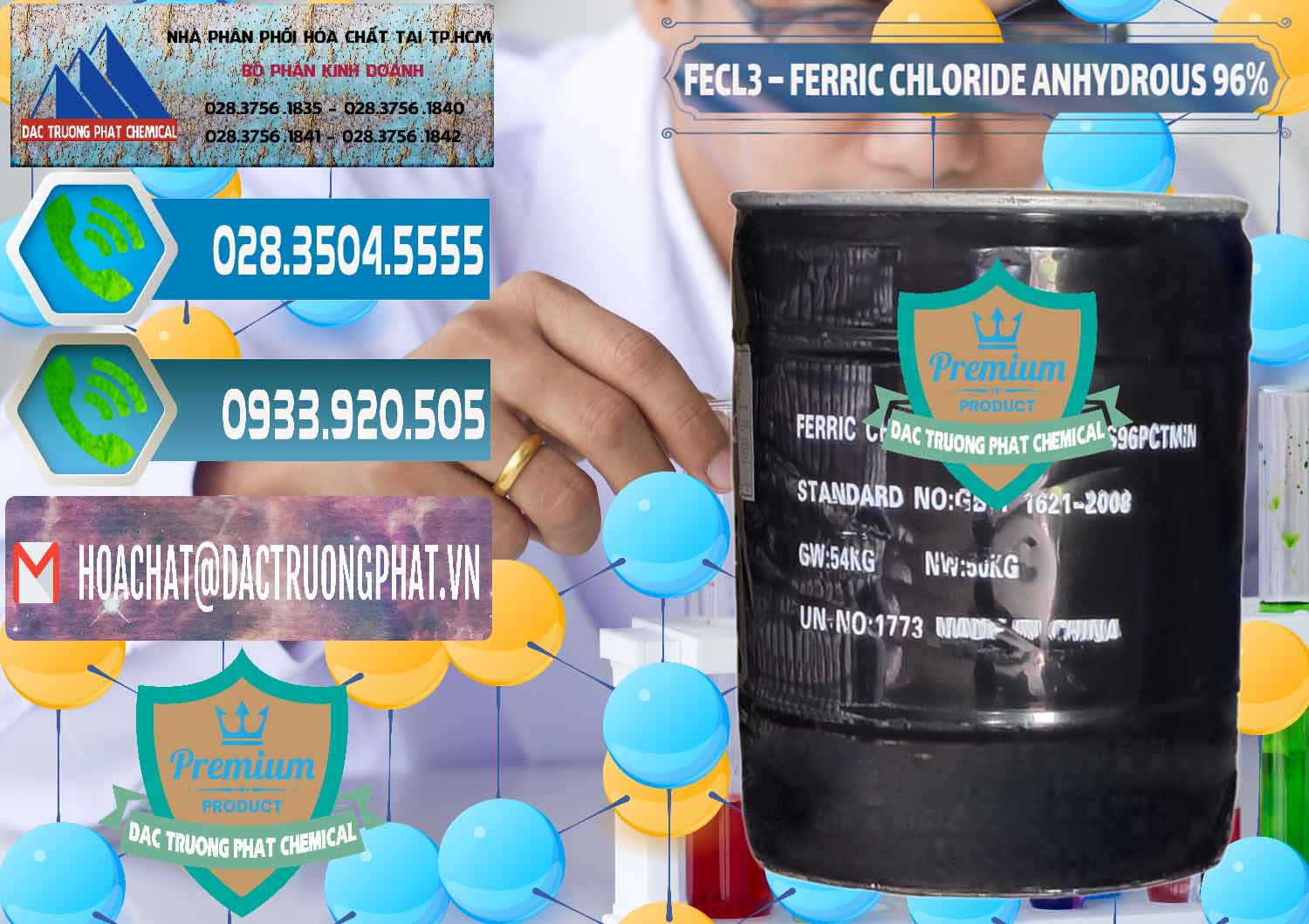 Công ty chuyên bán & cung ứng FECL3 – Ferric Chloride Anhydrous 96% Trung Quốc China - 0065 - Đơn vị chuyên phân phối và nhập khẩu hóa chất tại TP.HCM - congtyhoachat.net