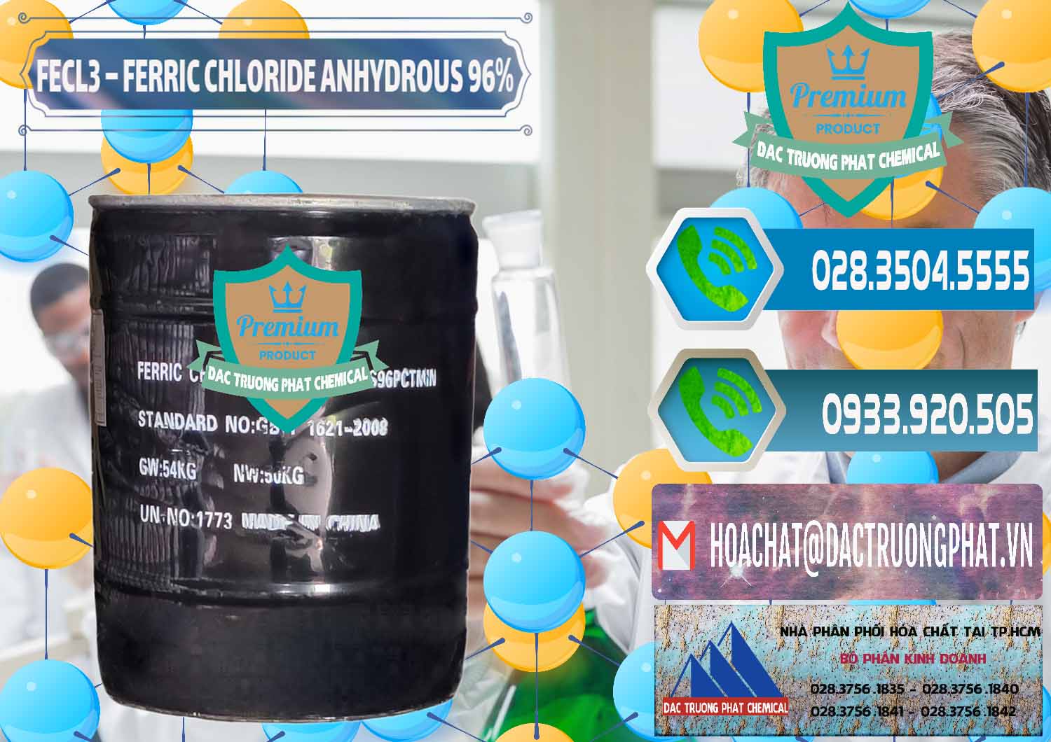 Đơn vị chuyên bán _ cung ứng FECL3 – Ferric Chloride Anhydrous 96% Trung Quốc China - 0065 - Đơn vị kinh doanh & cung cấp hóa chất tại TP.HCM - congtyhoachat.net