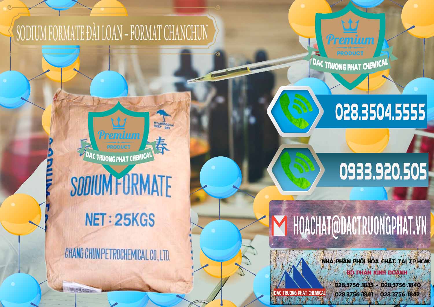 Nhà cung ứng & bán Sodium Formate - Natri Format Đài Loan Taiwan - 0141 - Công ty chuyên kinh doanh - cung cấp hóa chất tại TP.HCM - congtyhoachat.net