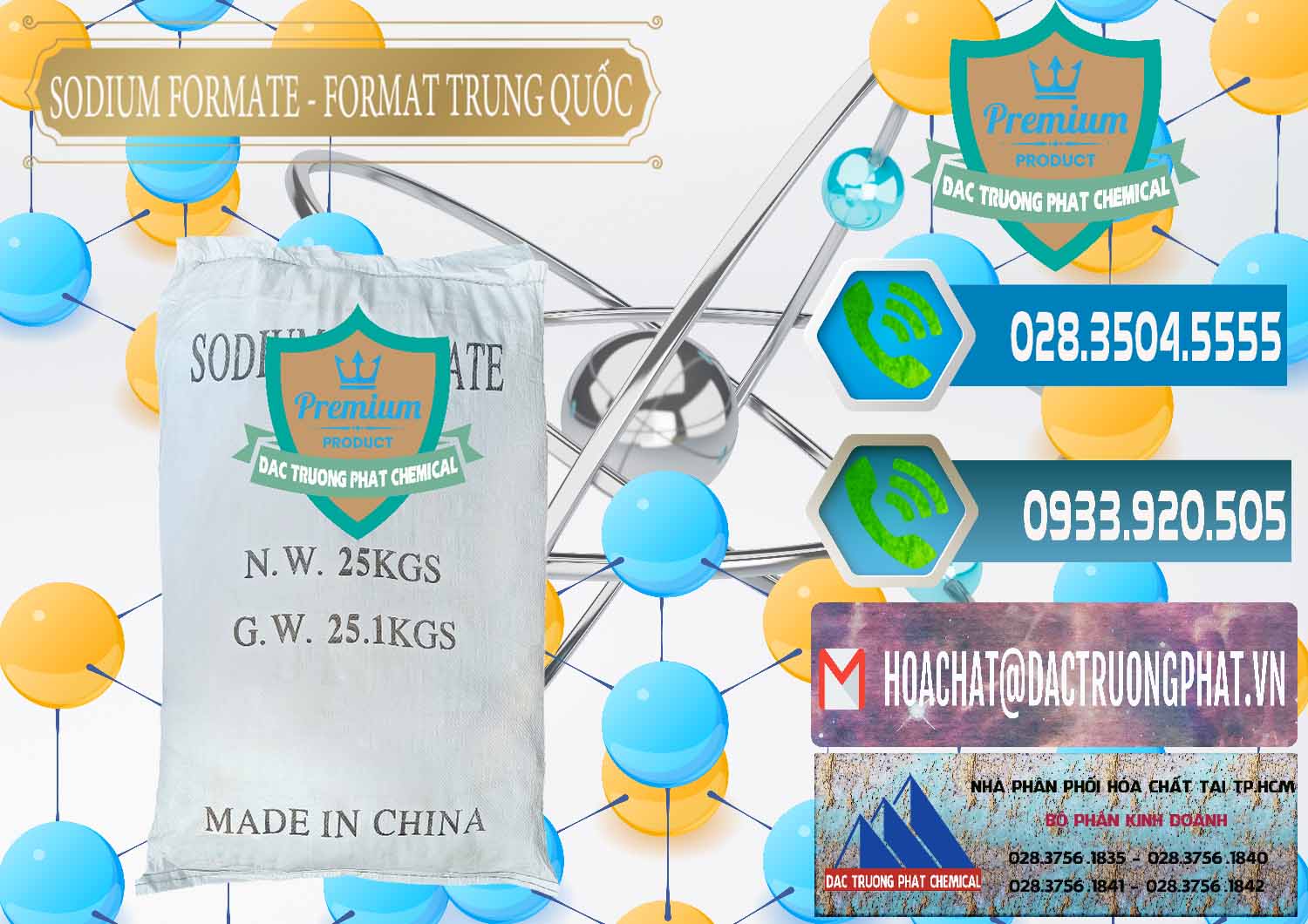 Chuyên bán - cung ứng Sodium Formate - Natri Format Trung Quốc China - 0142 - Cty kinh doanh và cung cấp hóa chất tại TP.HCM - congtyhoachat.net