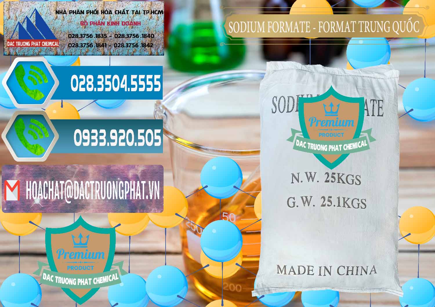 Chuyên bán và phân phối Sodium Formate - Natri Format Trung Quốc China - 0142 - Công ty cung cấp và bán hóa chất tại TP.HCM - congtyhoachat.net