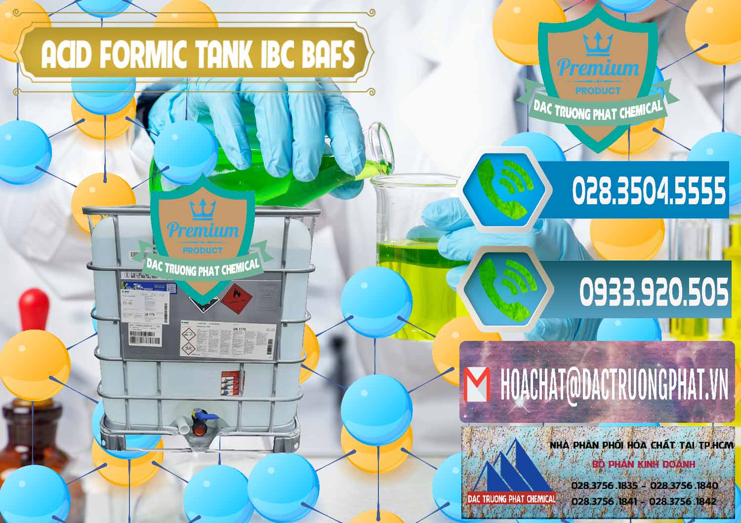 Cty chuyên nhập khẩu & bán Acid Formic - Axit Formic Tank - Bồn IBC BASF Đức - 0366 - Nơi bán - phân phối hóa chất tại TP.HCM - congtyhoachat.net