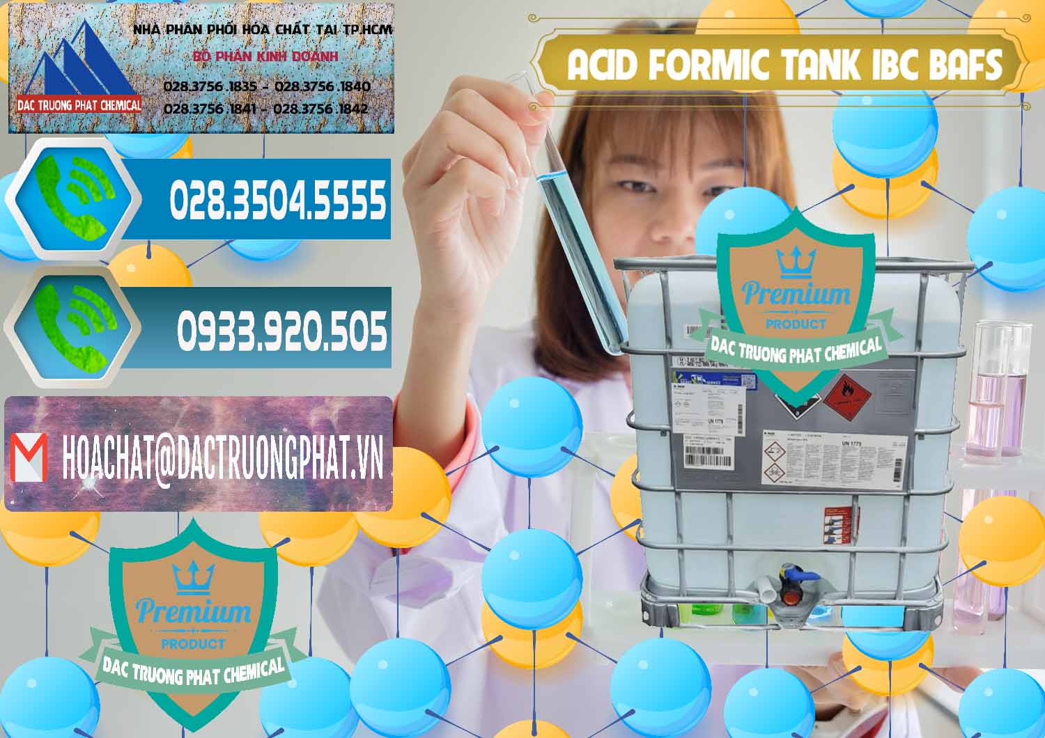 Nơi bán và cung ứng Acid Formic - Axit Formic Tank - Bồn IBC BASF Đức - 0366 - Cty chuyên cung ứng _ phân phối hóa chất tại TP.HCM - congtyhoachat.net