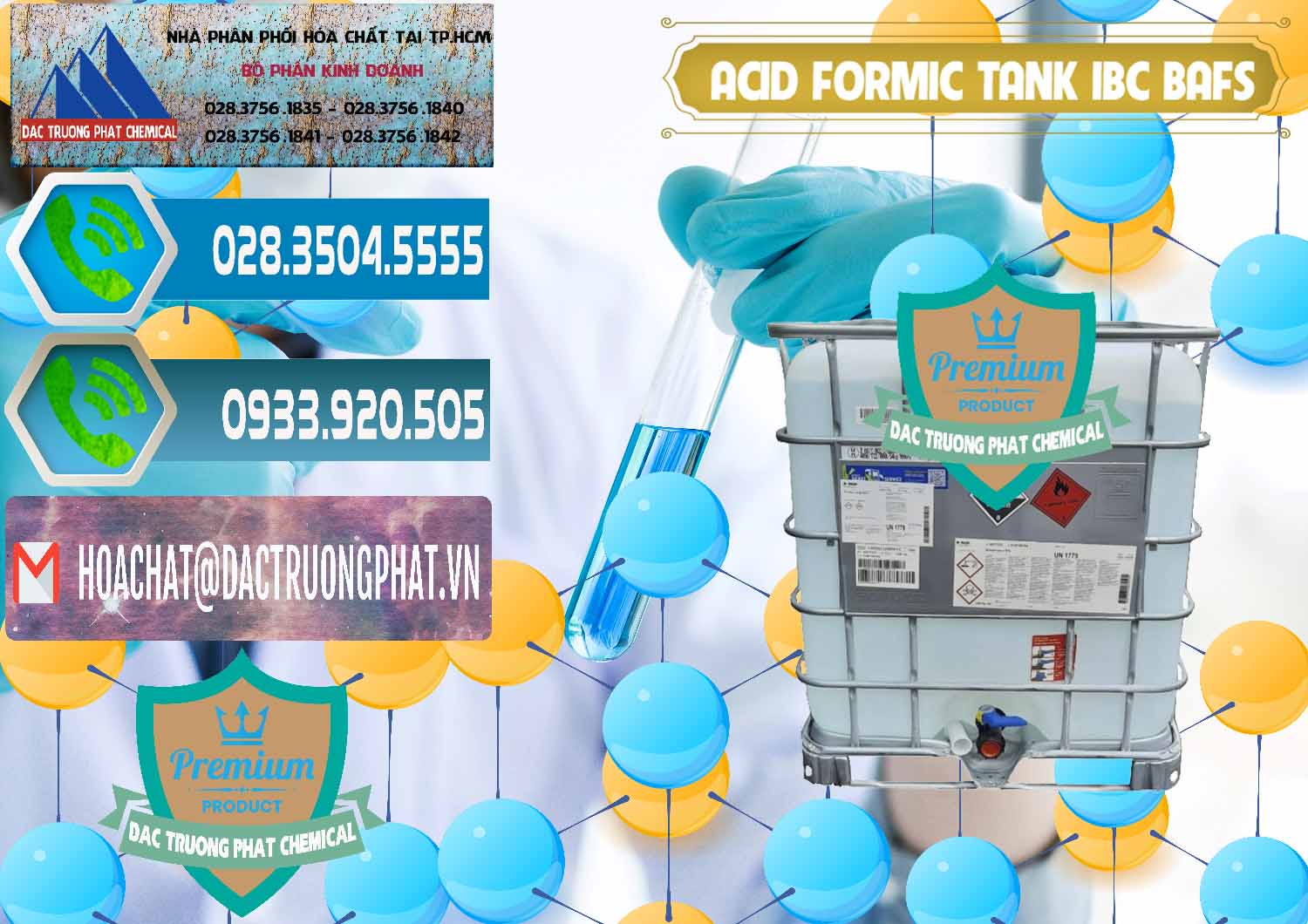 Kinh doanh ( bán ) Acid Formic - Axit Formic Tank - Bồn IBC BASF Đức - 0366 - Đơn vị cung ứng & phân phối hóa chất tại TP.HCM - congtyhoachat.net