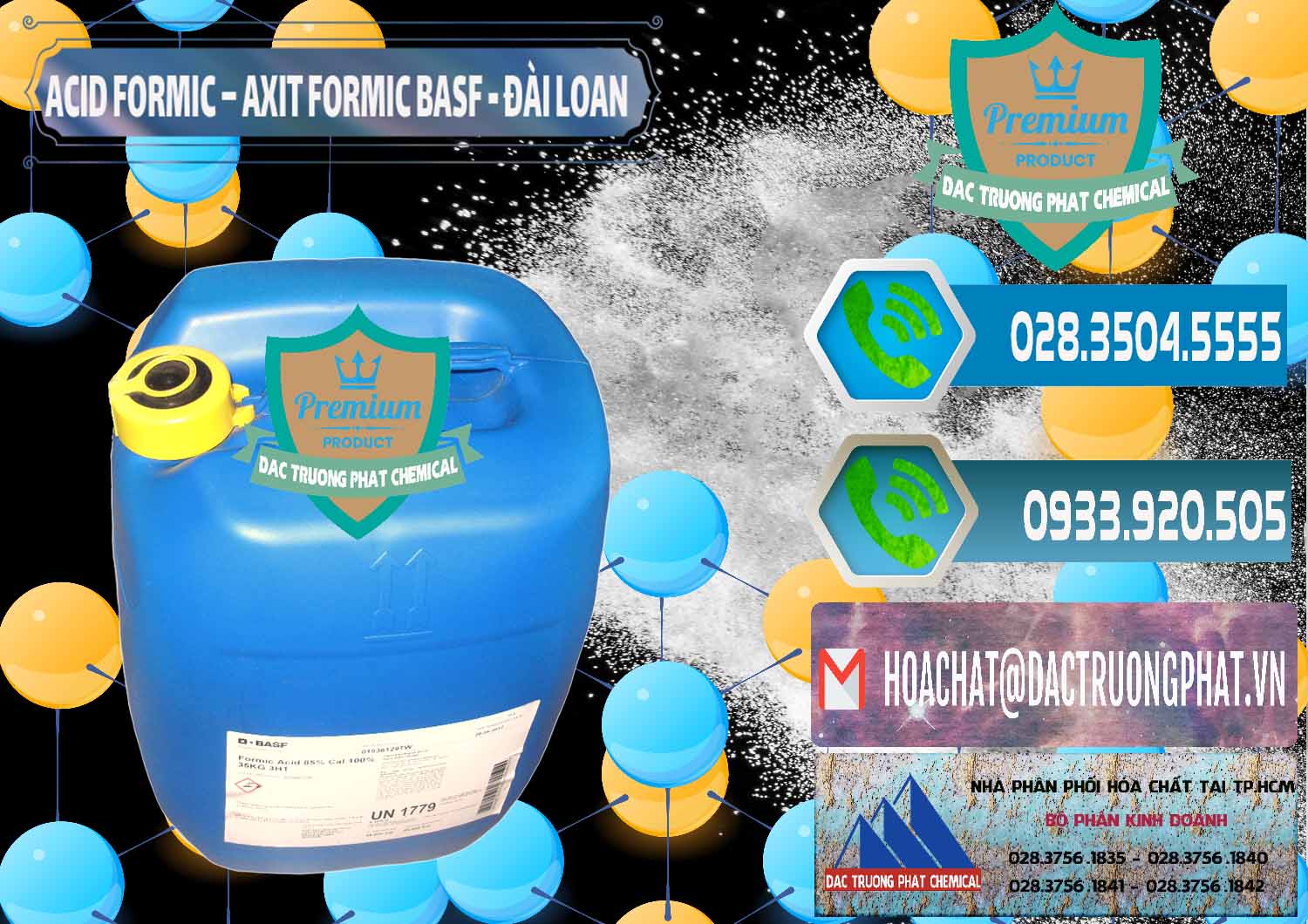 Bán - cung cấp Acid Formic - Axit Formic 85% BASF Đài Loan Taiwan - 0027 - Nơi nhập khẩu và cung cấp hóa chất tại TP.HCM - congtyhoachat.net