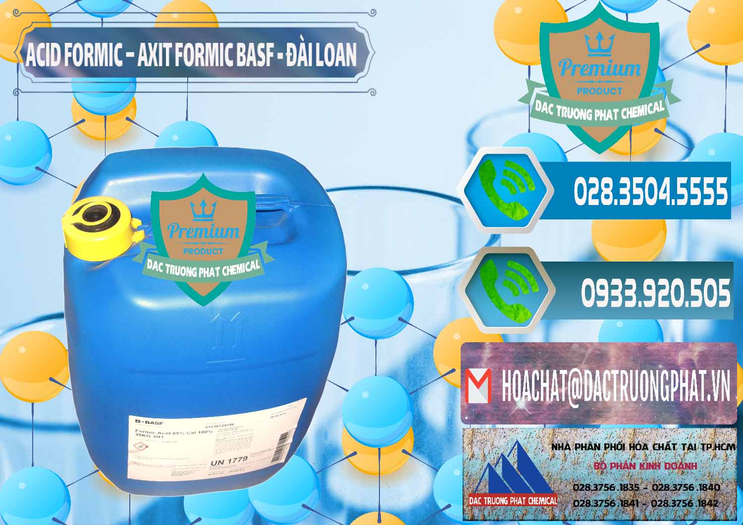 Đơn vị nhập khẩu và bán Acid Formic - Axit Formic 85% BASF Đài Loan Taiwan - 0027 - Công ty nhập khẩu - phân phối hóa chất tại TP.HCM - congtyhoachat.net