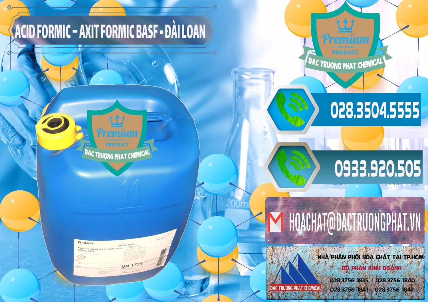Nơi chuyên cung cấp - bán Acid Formic - Axit Formic 85% BASF Đài Loan Taiwan - 0027 - Nơi chuyên cung cấp ( nhập khẩu ) hóa chất tại TP.HCM - congtyhoachat.net