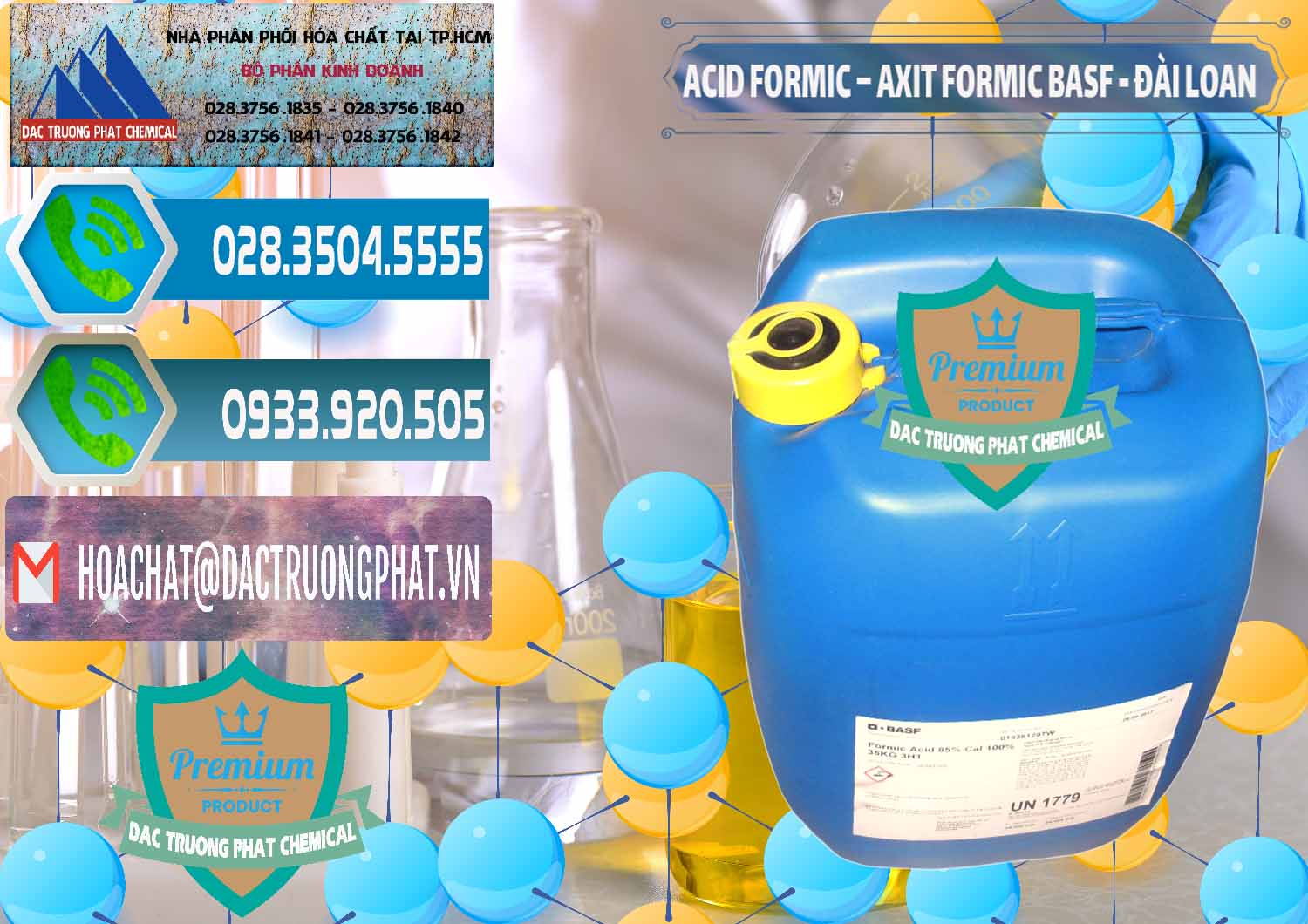 Nhập khẩu & bán Acid Formic - Axit Formic 85% BASF Đài Loan Taiwan - 0027 - Cty phân phối và cung ứng hóa chất tại TP.HCM - congtyhoachat.net