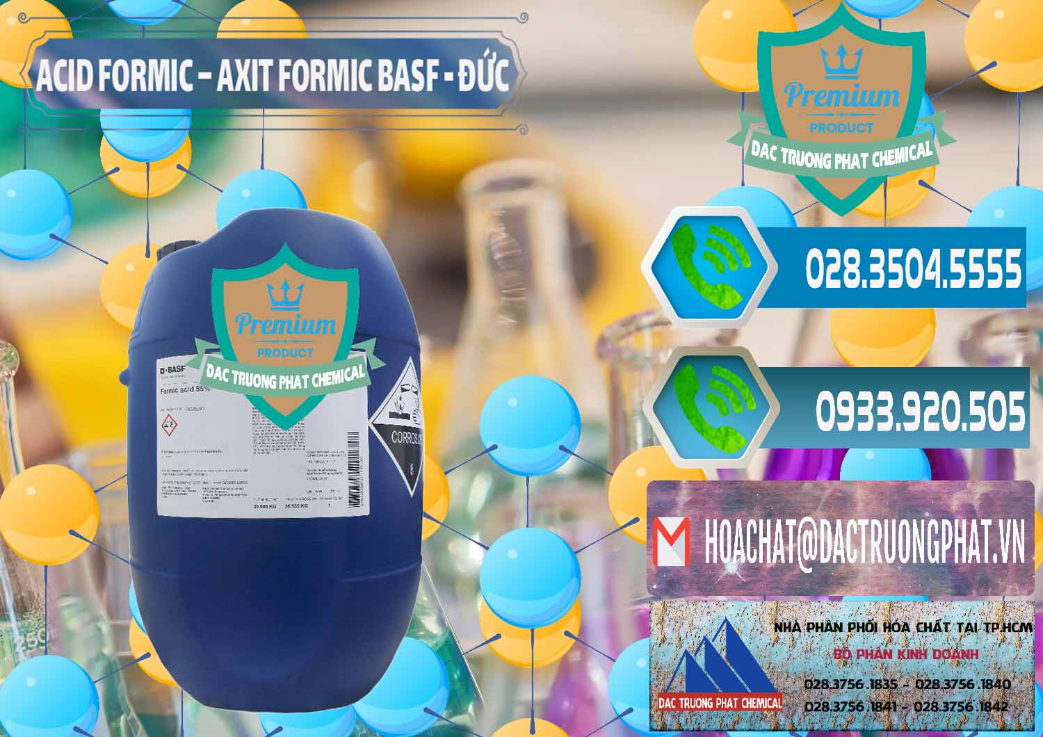 Nơi phân phối và bán Acid Formic - Axit Formic BASF Đức Germany - 0028 - Nơi chuyên phân phối và nhập khẩu hóa chất tại TP.HCM - congtyhoachat.net