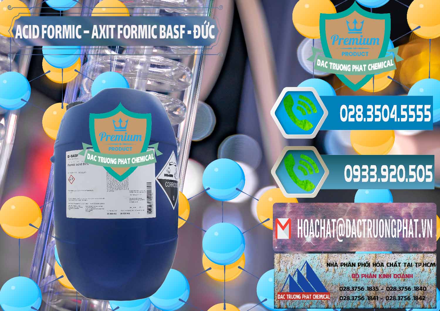 Đơn vị chuyên cung cấp ( bán ) Acid Formic - Axit Formic BASF Đức Germany - 0028 - Nơi cung ứng _ phân phối hóa chất tại TP.HCM - congtyhoachat.net