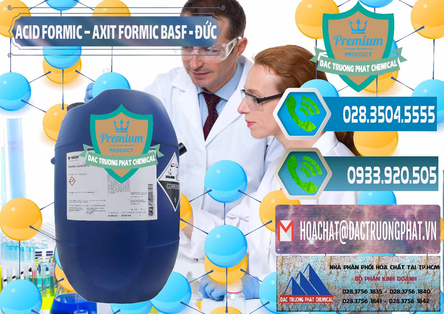 Nơi chuyên cung ứng và bán Acid Formic - Axit Formic BASF Đức Germany - 0028 - Nơi phân phối và cung ứng hóa chất tại TP.HCM - congtyhoachat.net