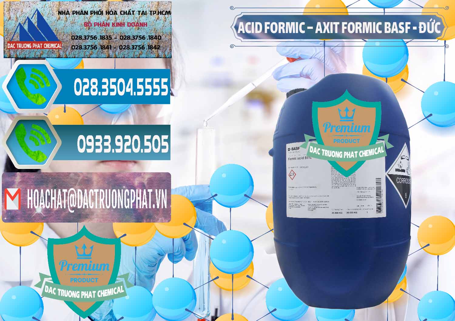 Nơi chuyên cung ứng & bán Acid Formic - Axit Formic BASF Đức Germany - 0028 - Đơn vị phân phối _ cung cấp hóa chất tại TP.HCM - congtyhoachat.net