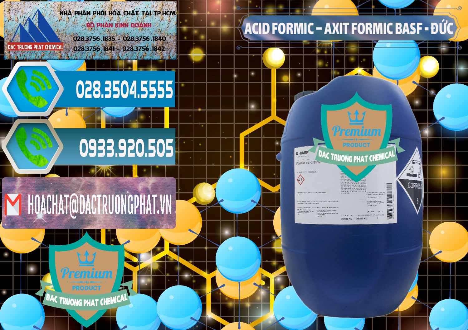 Đơn vị chuyên nhập khẩu và bán Acid Formic - Axit Formic BASF Đức Germany - 0028 - Chuyên nhập khẩu _ phân phối hóa chất tại TP.HCM - congtyhoachat.net