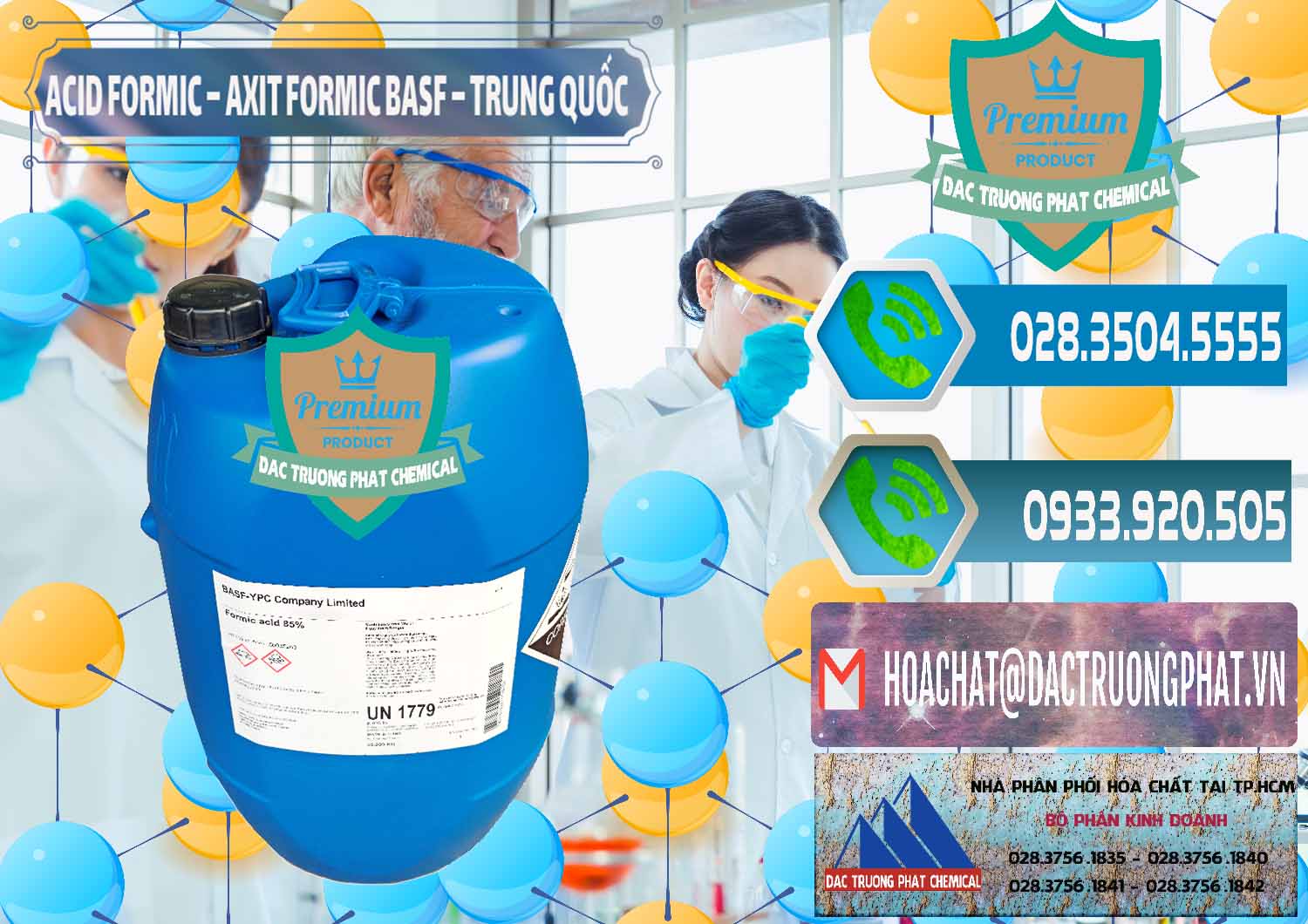 Công ty cung ứng - bán Acid Formic - Axit Formic BASF Trung Quốc China - 0025 - Chuyên phân phối - nhập khẩu hóa chất tại TP.HCM - congtyhoachat.net