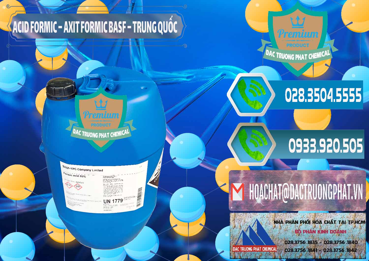Công ty phân phối và bán Acid Formic - Axit Formic BASF Trung Quốc China - 0025 - Chuyên phân phối và bán hóa chất tại TP.HCM - congtyhoachat.net