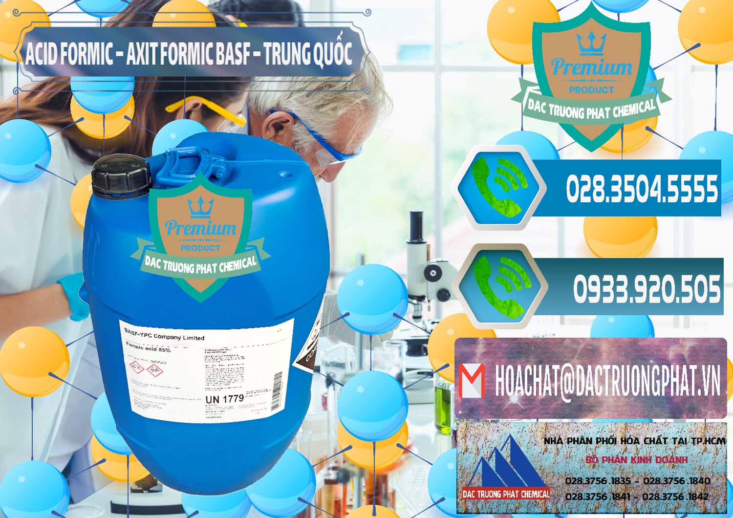Nơi cung cấp _ bán Acid Formic - Axit Formic BASF Trung Quốc China - 0025 - Chuyên kinh doanh và cung cấp hóa chất tại TP.HCM - congtyhoachat.net