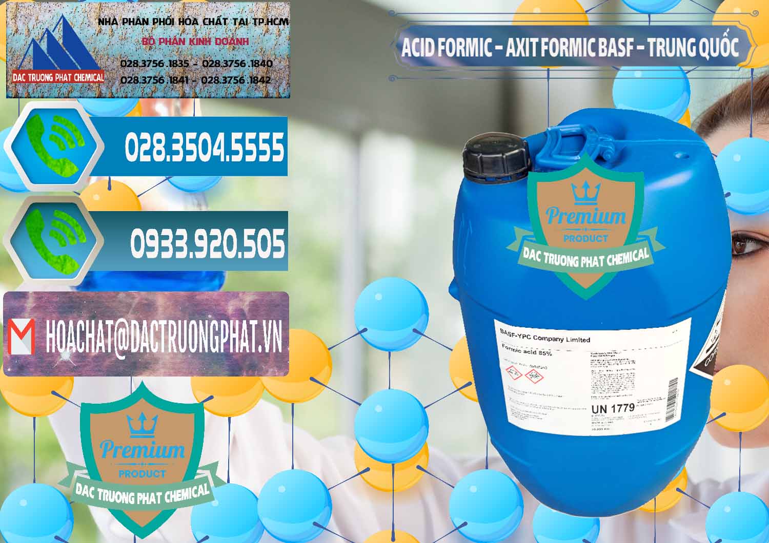 Nơi cung ứng và bán Acid Formic - Axit Formic BASF Trung Quốc China - 0025 - Đơn vị chuyên phân phối - bán hóa chất tại TP.HCM - congtyhoachat.net