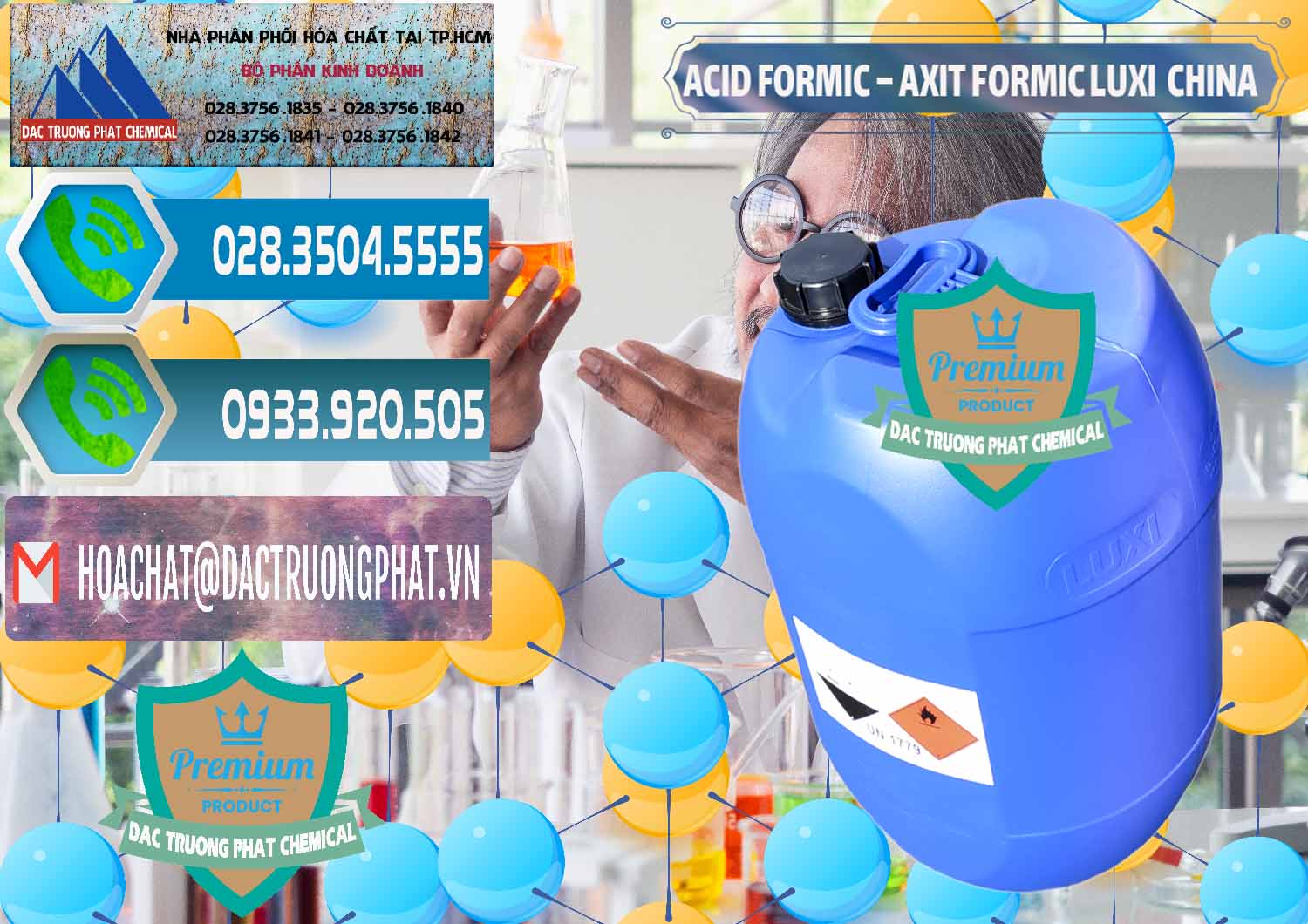Công ty bán & cung cấp Acid Formic - Axit Formic Luxi Trung Quốc China - 0029 - Chuyên kinh doanh và cung cấp hóa chất tại TP.HCM - congtyhoachat.net