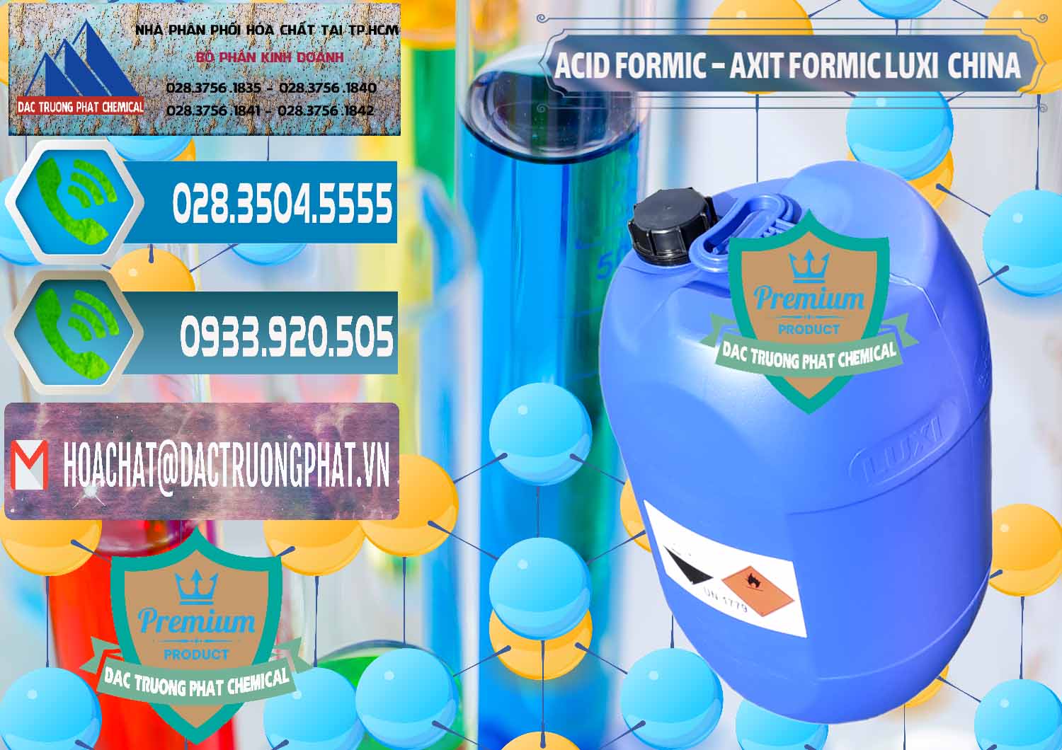 Nơi cung cấp _ bán Acid Formic - Axit Formic Luxi Trung Quốc China - 0029 - Đơn vị chuyên cung cấp - bán hóa chất tại TP.HCM - congtyhoachat.net