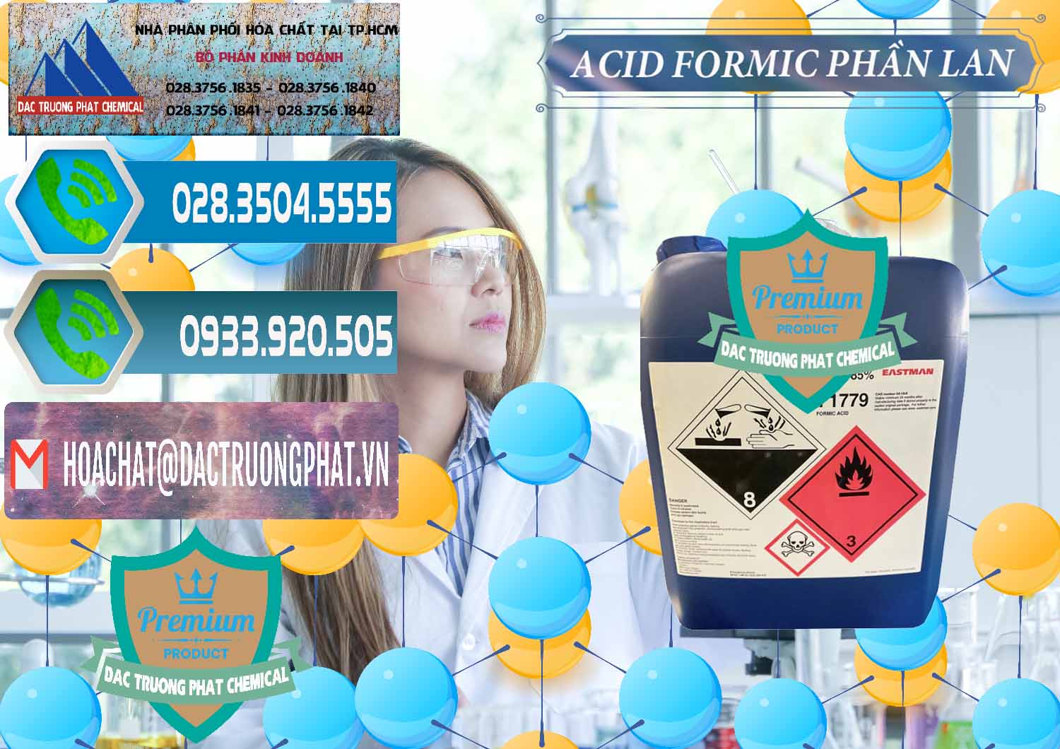 Công ty chuyên bán và phân phối Acid Formic - Axit Formic Phần Lan Finland - 0376 - Đơn vị cung cấp ( nhập khẩu ) hóa chất tại TP.HCM - congtyhoachat.net
