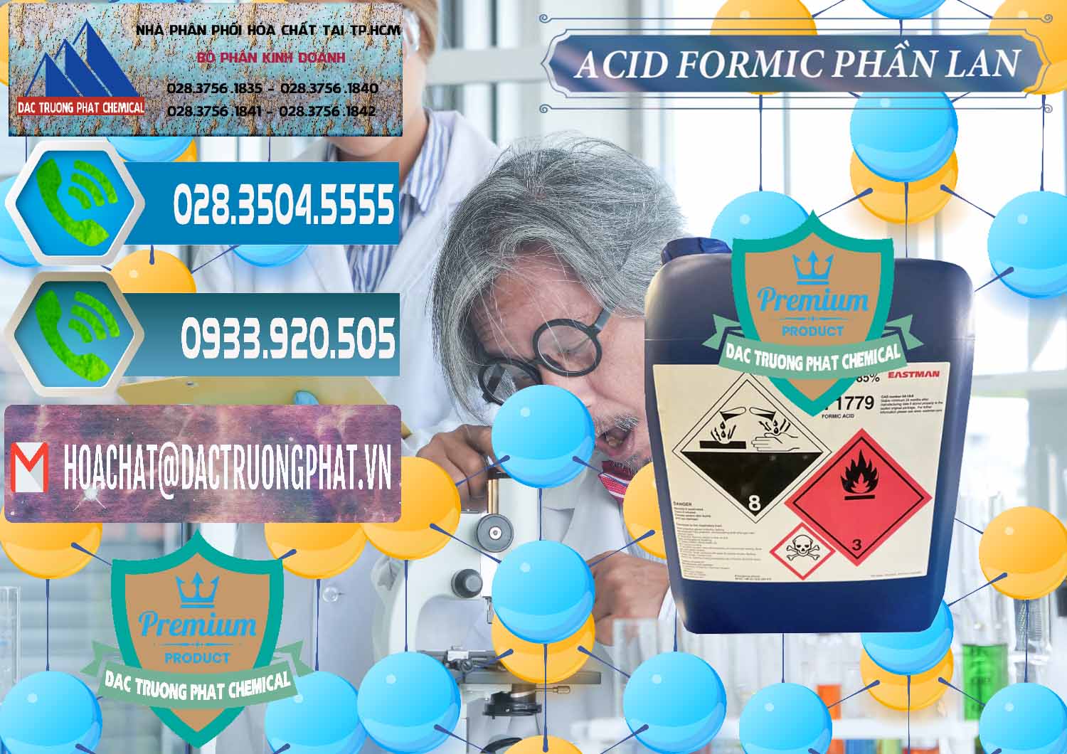 Đơn vị chuyên phân phối & bán Acid Formic - Axit Formic Phần Lan Finland - 0376 - Phân phối hóa chất tại TP.HCM - congtyhoachat.net