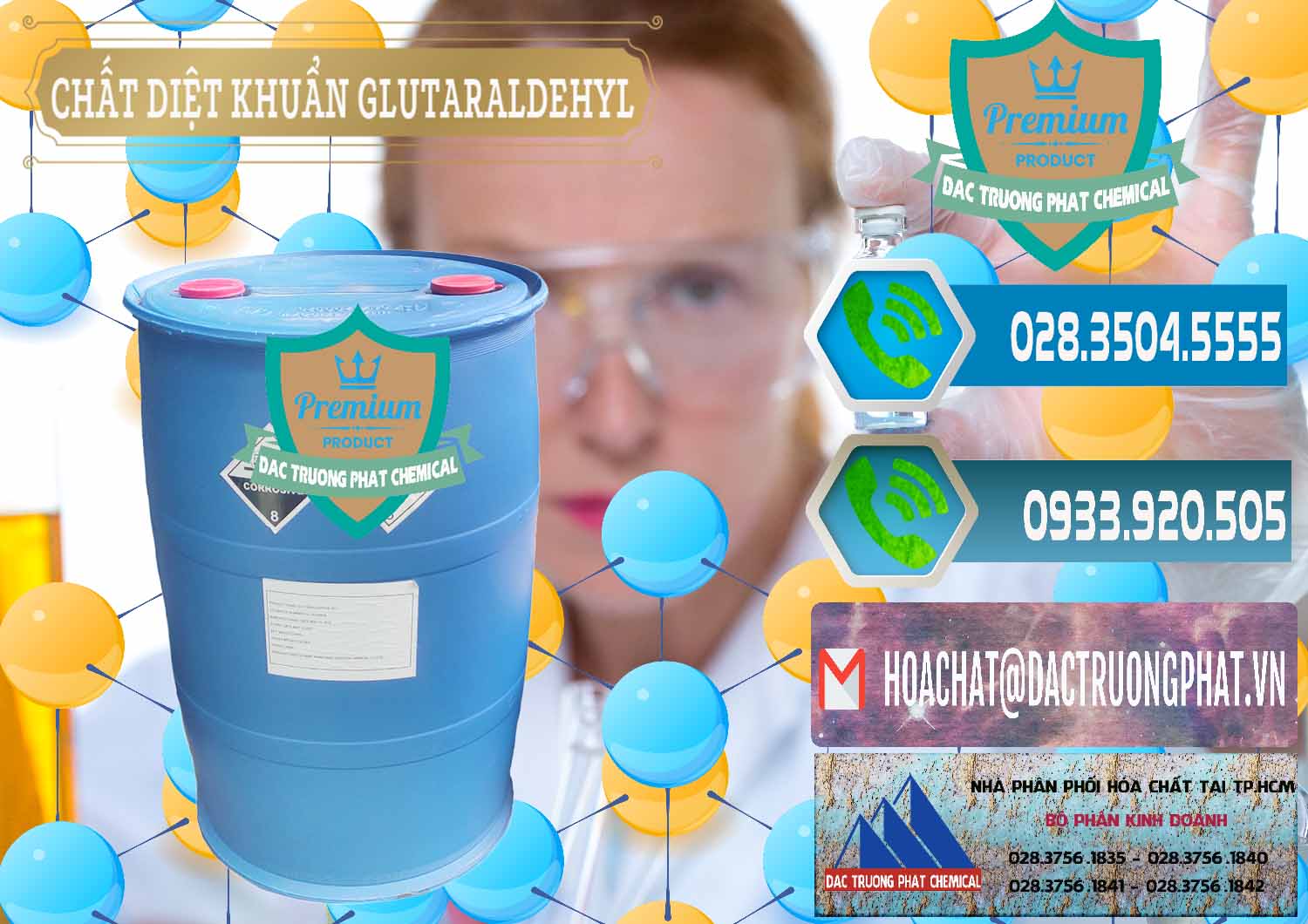 Công ty kinh doanh - bán Glutaraldehyde 50% Đức Germany - 0314 - Cty bán và cung cấp hóa chất tại TP.HCM - congtyhoachat.net