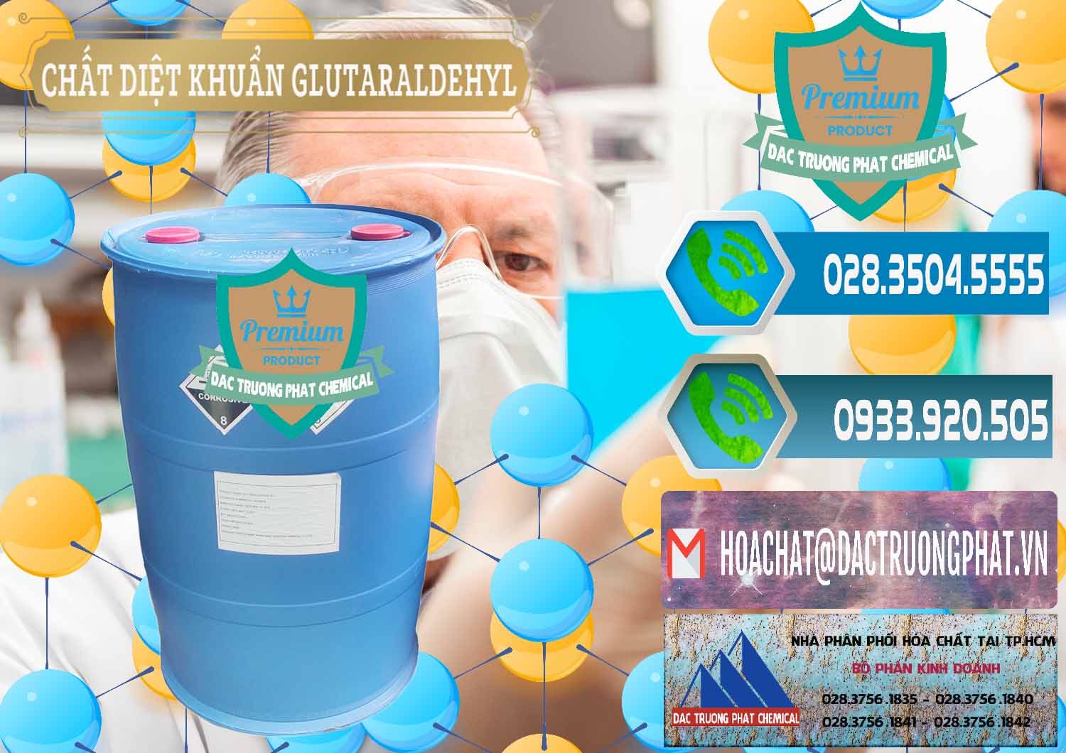 Đơn vị chuyên cung cấp _ bán Glutaraldehyde 50% Đức Germany - 0314 - Phân phối ( cung ứng ) hóa chất tại TP.HCM - congtyhoachat.net