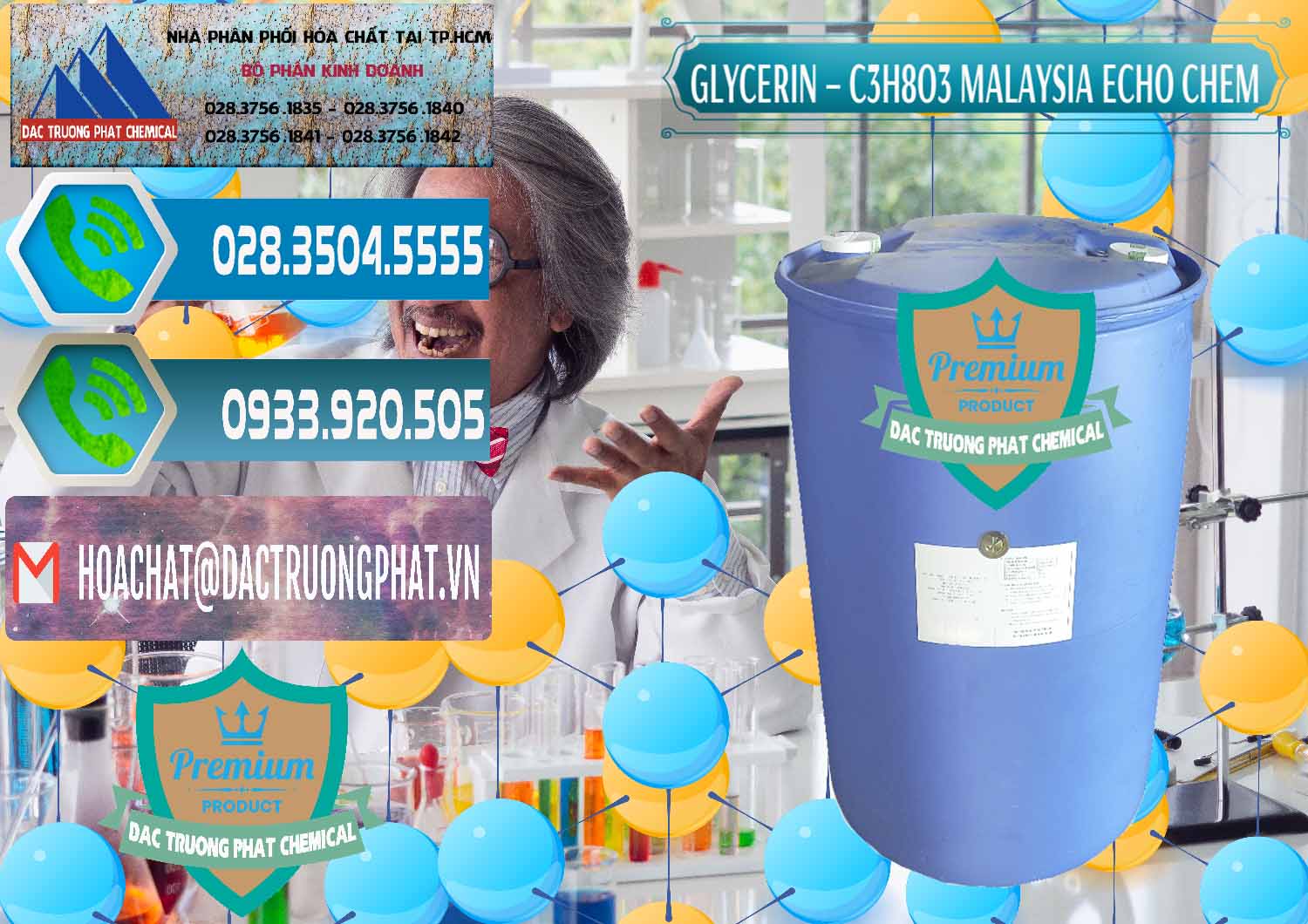 Cty bán _ cung cấp Glycerin – C3H8O3 99.7% Echo Chem Malaysia - 0273 - Nơi bán ( cung cấp ) hóa chất tại TP.HCM - congtyhoachat.net