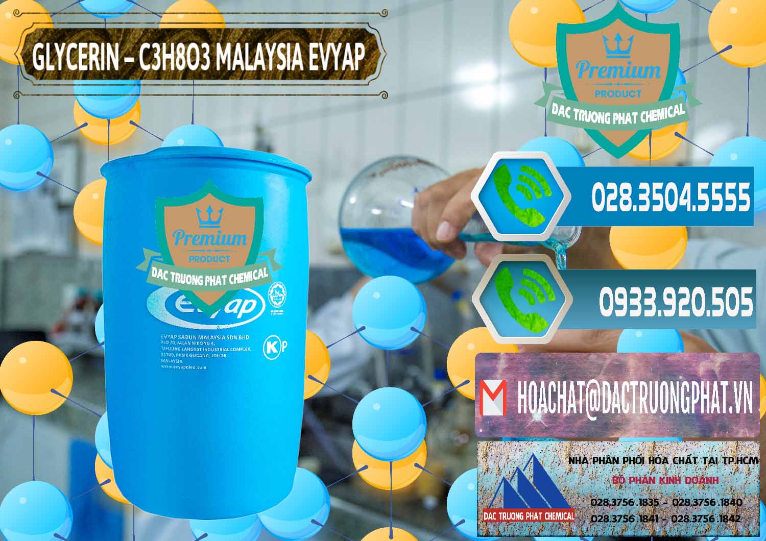 Nơi chuyên cung ứng & bán Glycerin – C3H8O3 Malaysia Evyap - 0066 - Cty phân phối ( cung cấp ) hóa chất tại TP.HCM - congtyhoachat.net