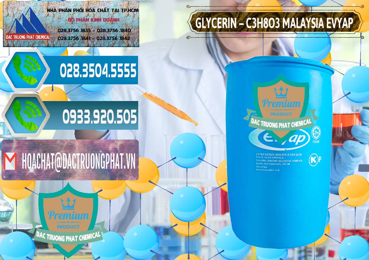 Nơi chuyên bán và phân phối Glycerin – C3H8O3 Malaysia Evyap - 0066 - Cty chuyên kinh doanh và phân phối hóa chất tại TP.HCM - congtyhoachat.net