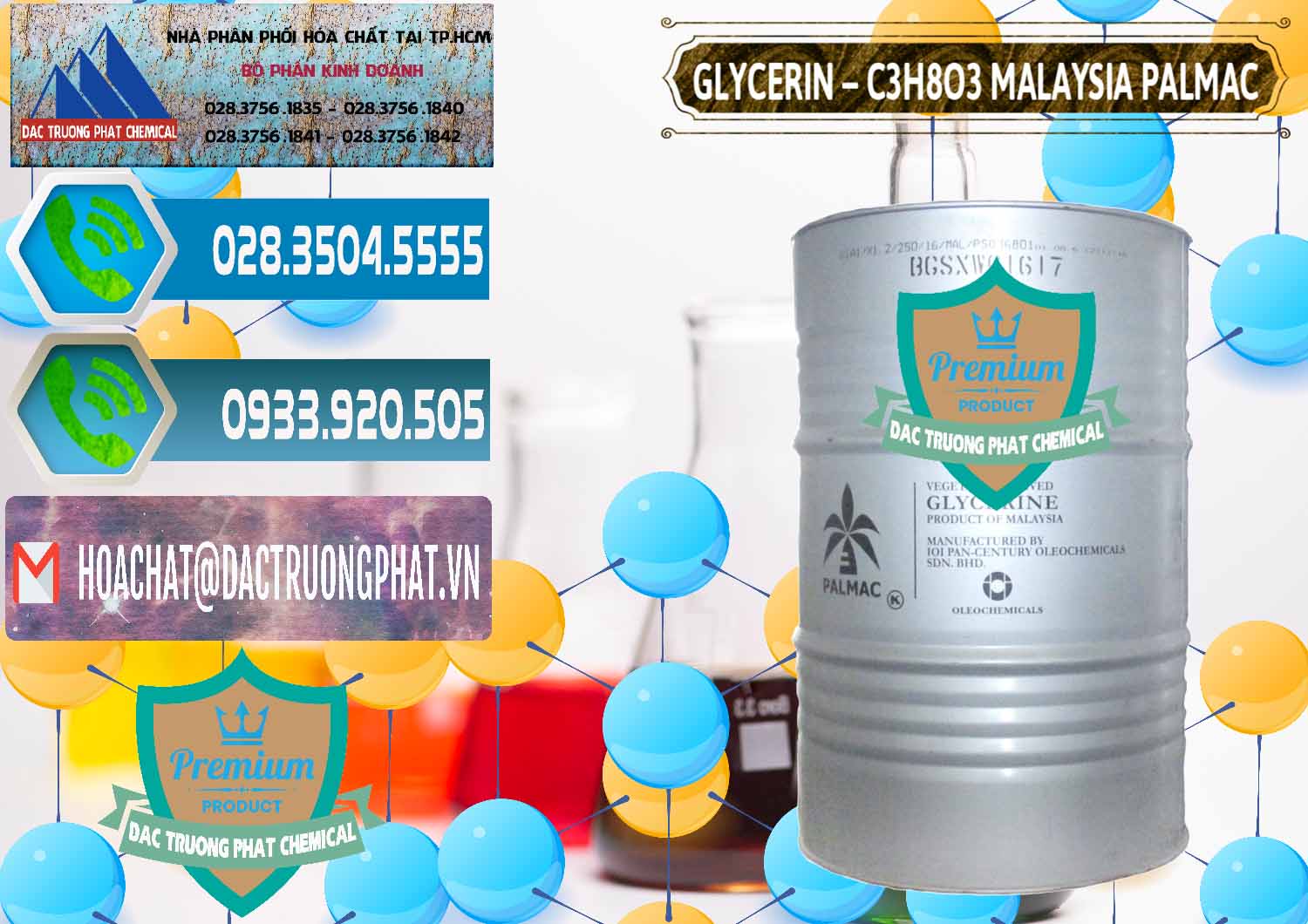 Công ty chuyên cung ứng & bán Glycerin – C3H8O3 99.7% Malaysia Palmac - 0067 - Cty kinh doanh _ phân phối hóa chất tại TP.HCM - congtyhoachat.net