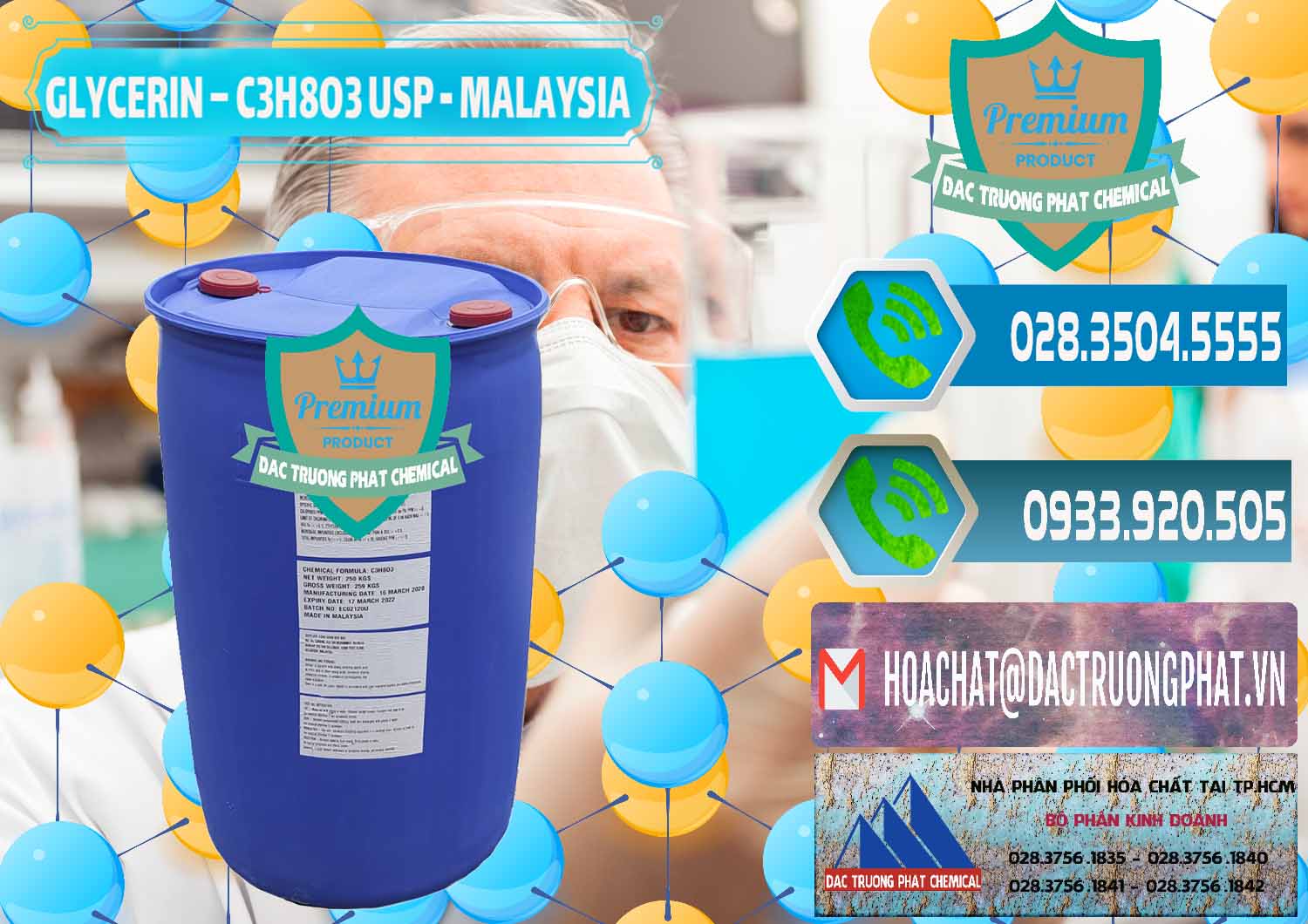 Cung ứng và bán Glycerin – C3H8O3 USP Malaysia - 0233 - Bán ( cung cấp ) hóa chất tại TP.HCM - congtyhoachat.net