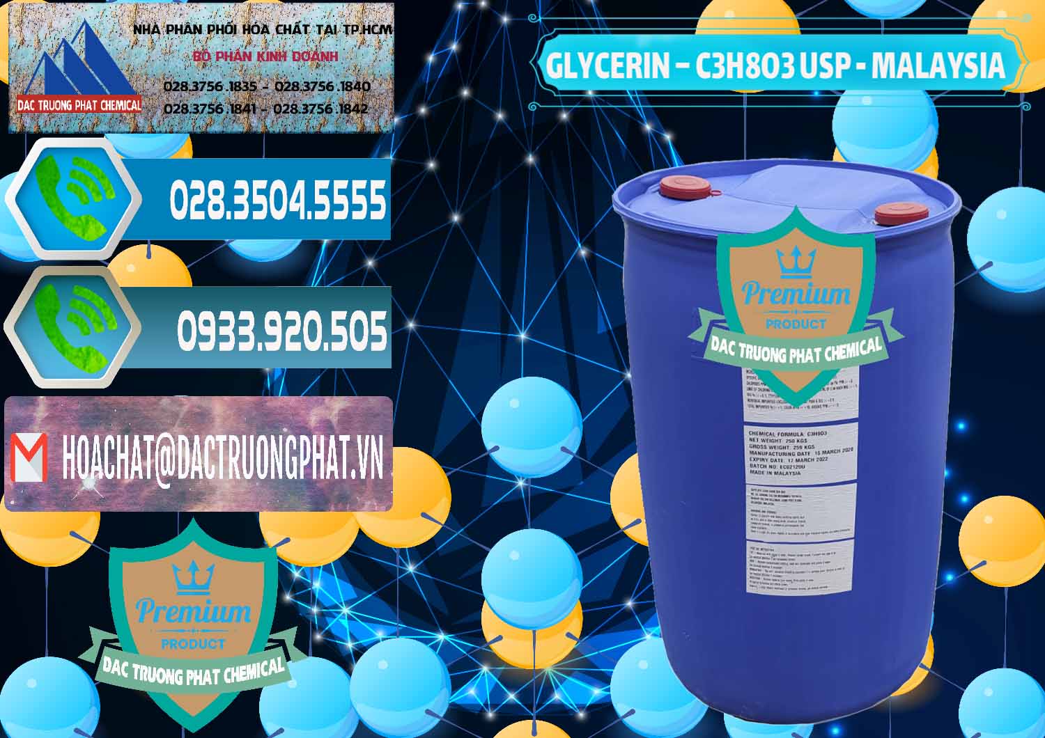Cty chuyên bán - cung ứng Glycerin – C3H8O3 USP Malaysia - 0233 - Phân phối & nhập khẩu hóa chất tại TP.HCM - congtyhoachat.net