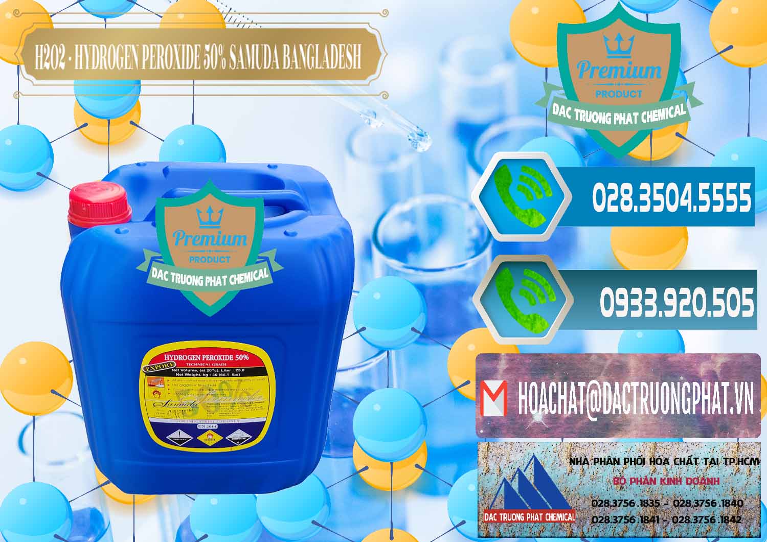 Nhà nhập khẩu - bán H2O2 - Hydrogen Peroxide 50% Samuda Bangladesh - 0077 - Nơi chuyên nhập khẩu - cung cấp hóa chất tại TP.HCM - congtyhoachat.net