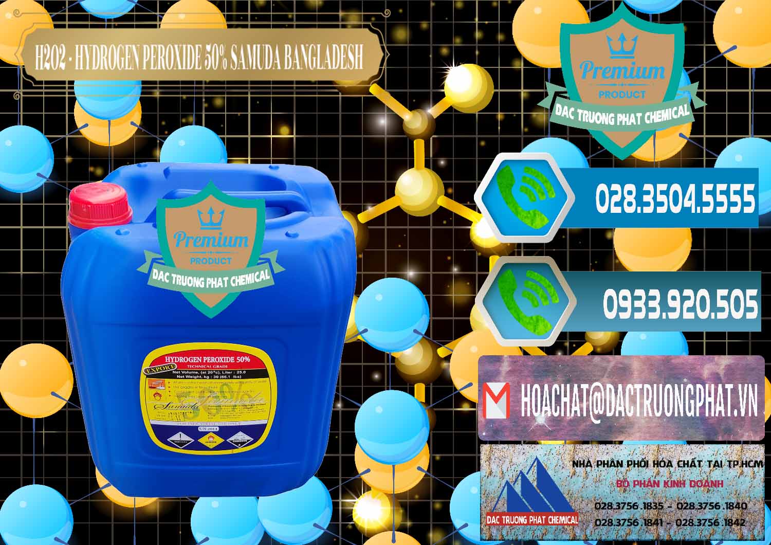 H2O2 - Hydrogen Peroxide 50% Samuda Bangladesh Bán H2O2 - Hydrogen Peroxide 50% Samuda Bangladesh - 0077 - Đơn vị chuyên cung cấp - nhập khẩu hóa chất tại TP.HCM - congtyhoachat.net