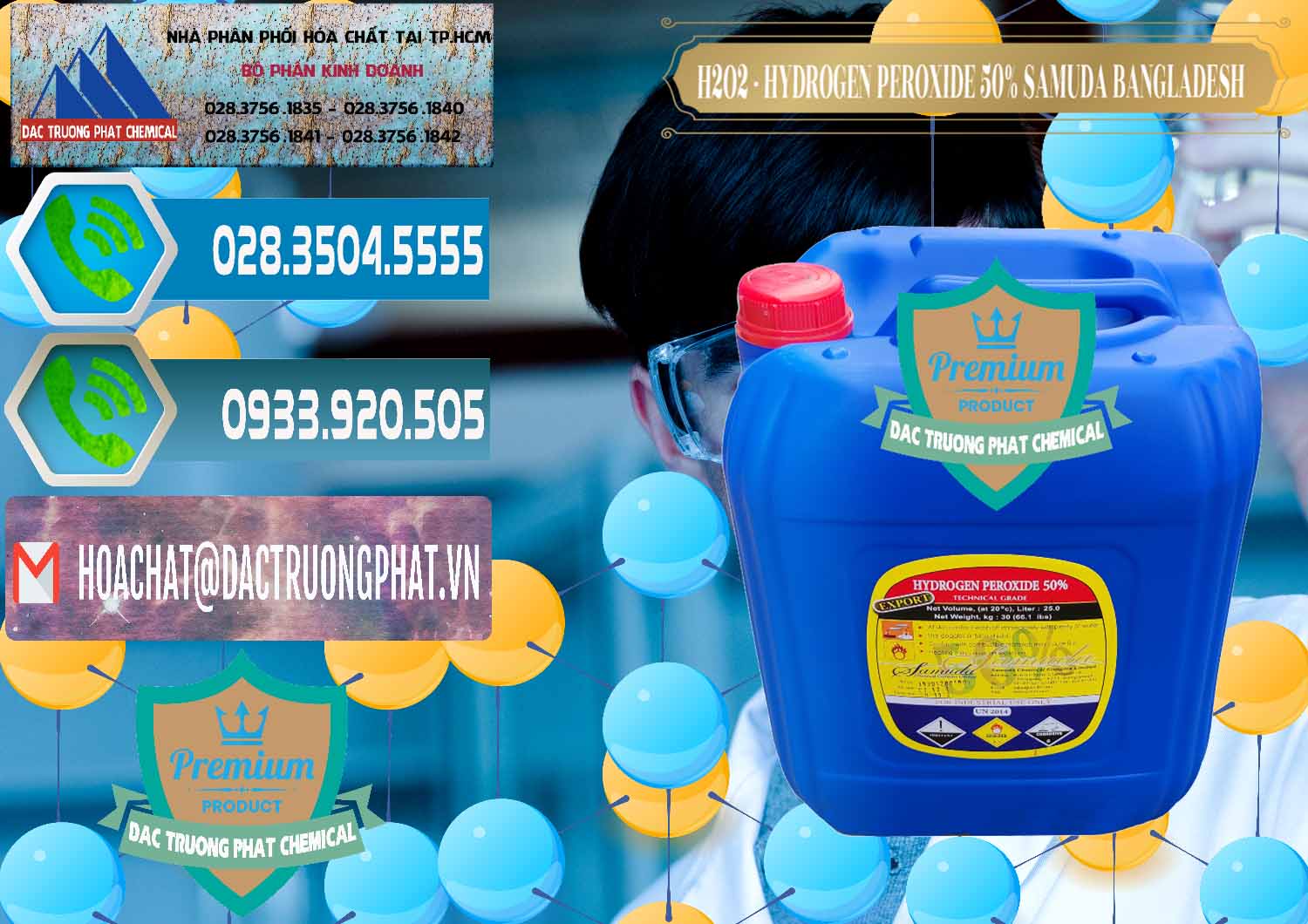 Đơn vị chuyên phân phối × bán Hóa Chất Công Nghiệp Hydrogen Peroxide / Oxy H2O2 Dạng Lỏng Đơn vị kinh doanh và bán H2O2 - Hydrogen Peroxide 50% Samuda Bangladesh - 0077 - Công ty bán và phân phối hóa chất tại TP.HCM - congtyhoachat.net
