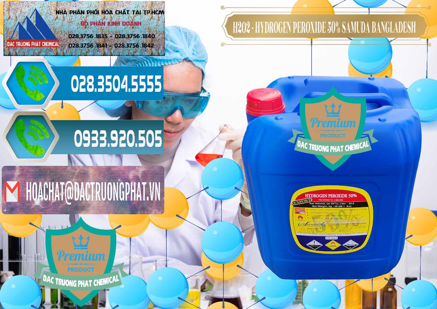 H2O2 - Hydrogen Peroxide 50% Samuda Bangladesh Bán H2O2 - Hydrogen Peroxide 50% Samuda Bangladesh - 0077 - Cty chuyên bán _ cung cấp hóa chất tại TP.HCM - congtyhoachat.net
