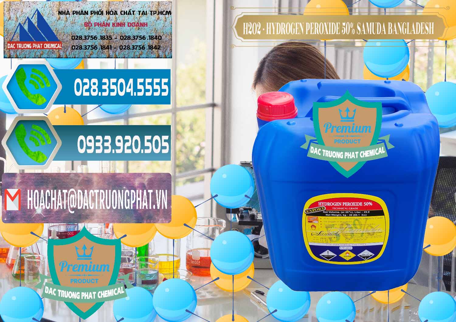 Đơn vị chuyên phân phối × bán Hóa Chất Công Nghiệp Hydrogen Peroxide / Oxy H2O2 Dạng Lỏng Cty chuyên phân phối ( bán ) H2O2 - Hydrogen Peroxide 50% Samuda Bangladesh - 0077 - Đơn vị phân phối và bán hóa chất tại TP.HCM - congtyhoachat.net
