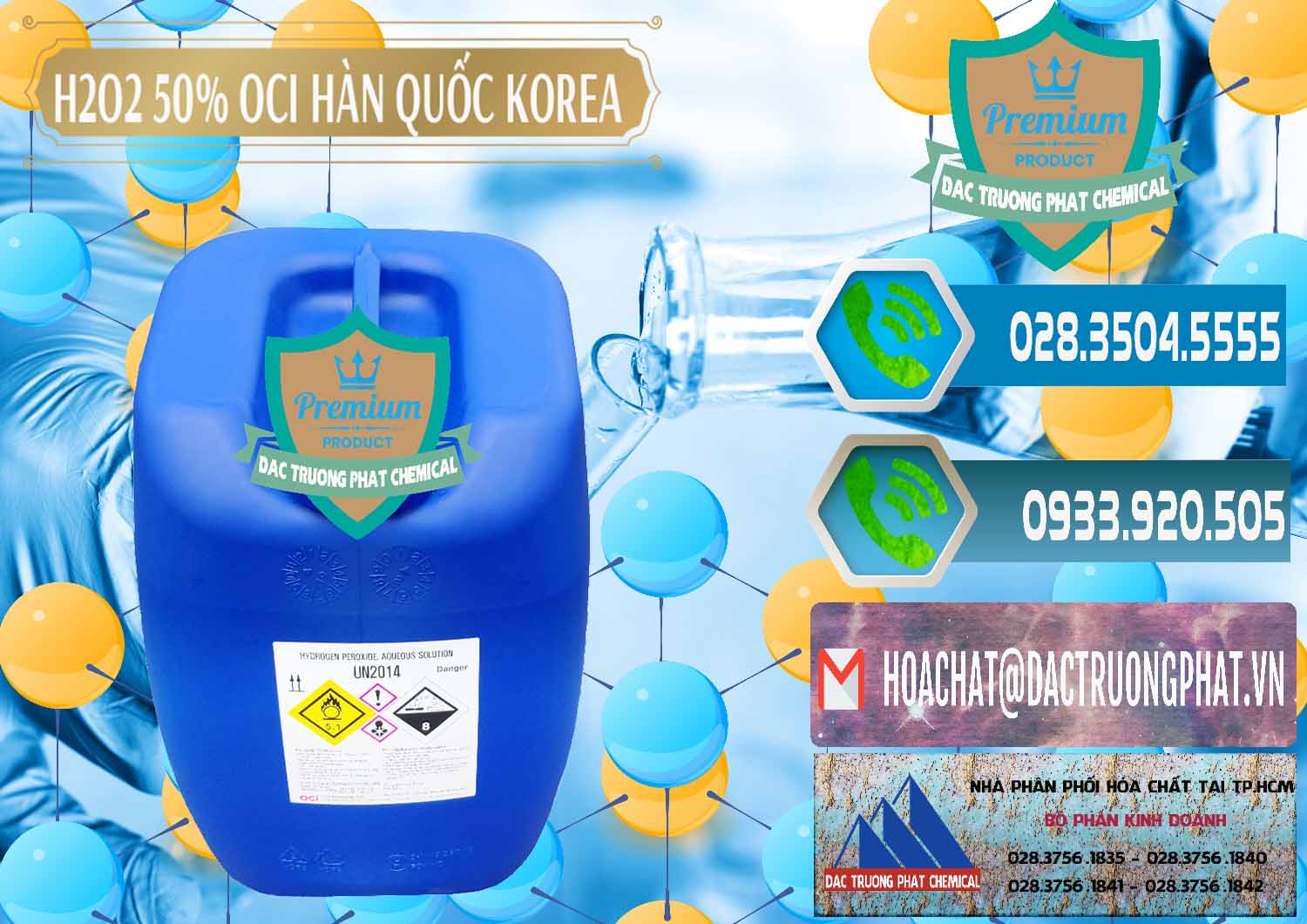 Nhà phân phối & bán H2O2 - Hydrogen Peroxide 50% OCI Hàn Quốc Korea - 0075 - Nhà phân phối & cung ứng hóa chất tại TP.HCM - congtyhoachat.net