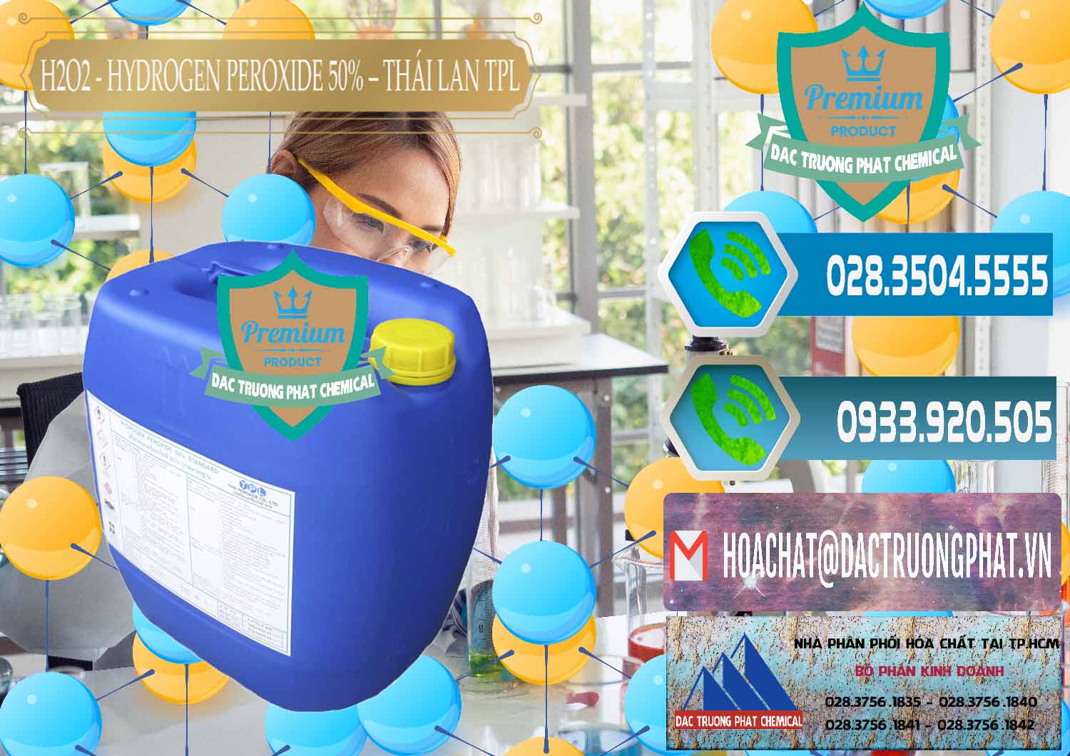 Cung cấp và bán Hóa Chất Công Nghiệp hóa chất Oxi Già ß Oxy Già Công ty bán ( cung ứng ) H2O2 - Hydrogen Peroxide 50% Thái Lan TPL - 0076 - Đơn vị cung cấp _ nhập khẩu hóa chất tại TP.HCM - congtyhoachat.net