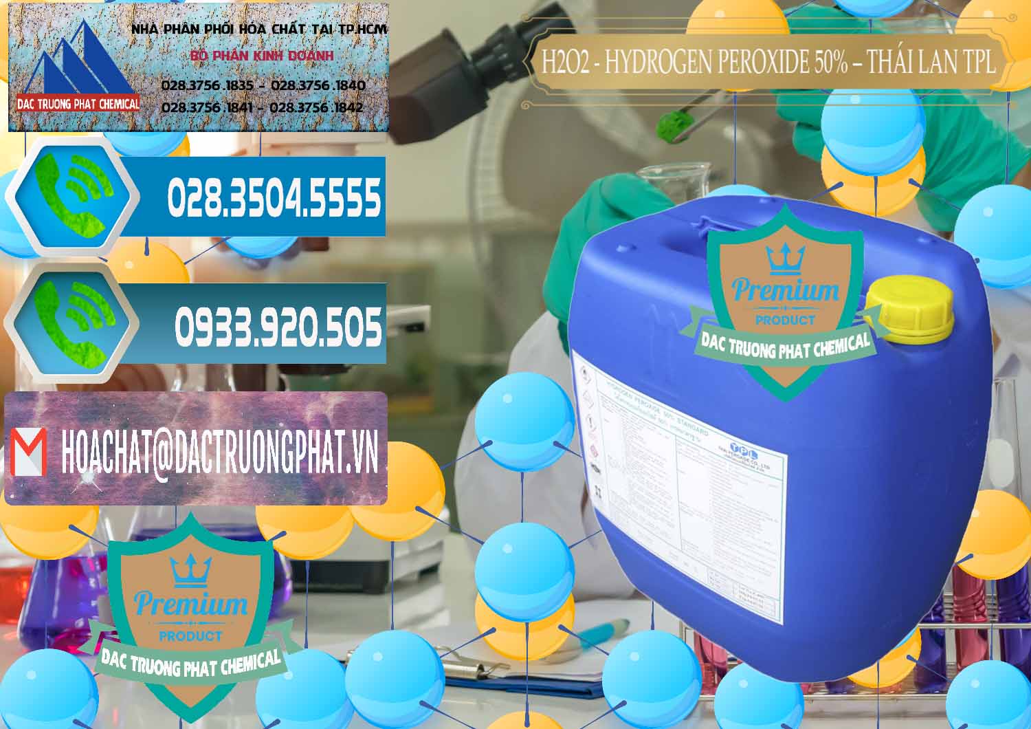 Địa chỉ chuyên cung cấp « bán Liquid Hydro Peroxit > Oxy Già 50% TPL Thái Lan Thailand tại An Giang Cty cung ứng ( bán ) H2O2 - Hydrogen Peroxide 50% Thái Lan TPL - 0076 - Công ty phân phối ( cung cấp ) hóa chất tại TP.HCM - congtyhoachat.net